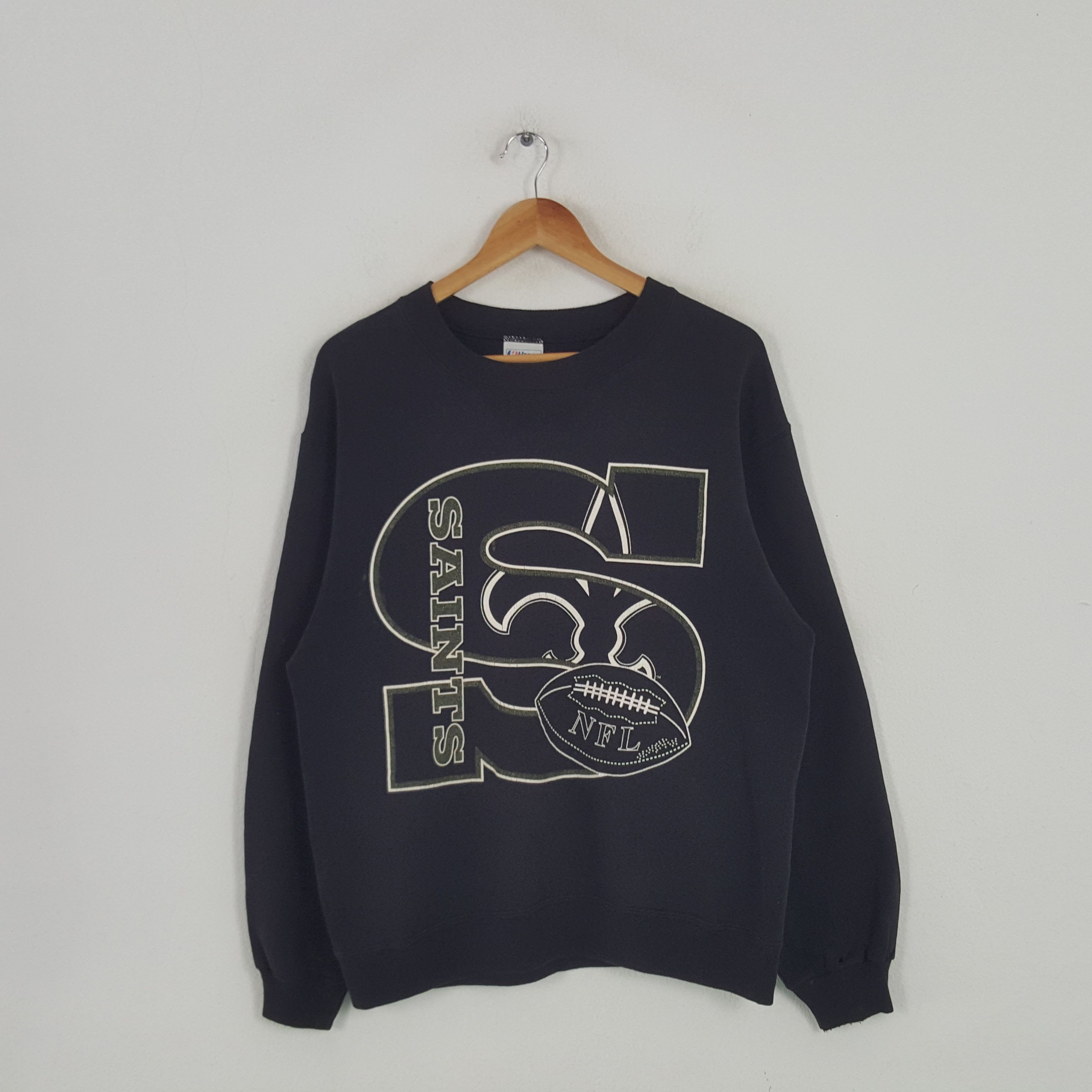 NFL × Vintage Vintage Saints NFL American Football Team Sweatshirt Size US M / EU 48-50 / 2 - 1 Thumbnail