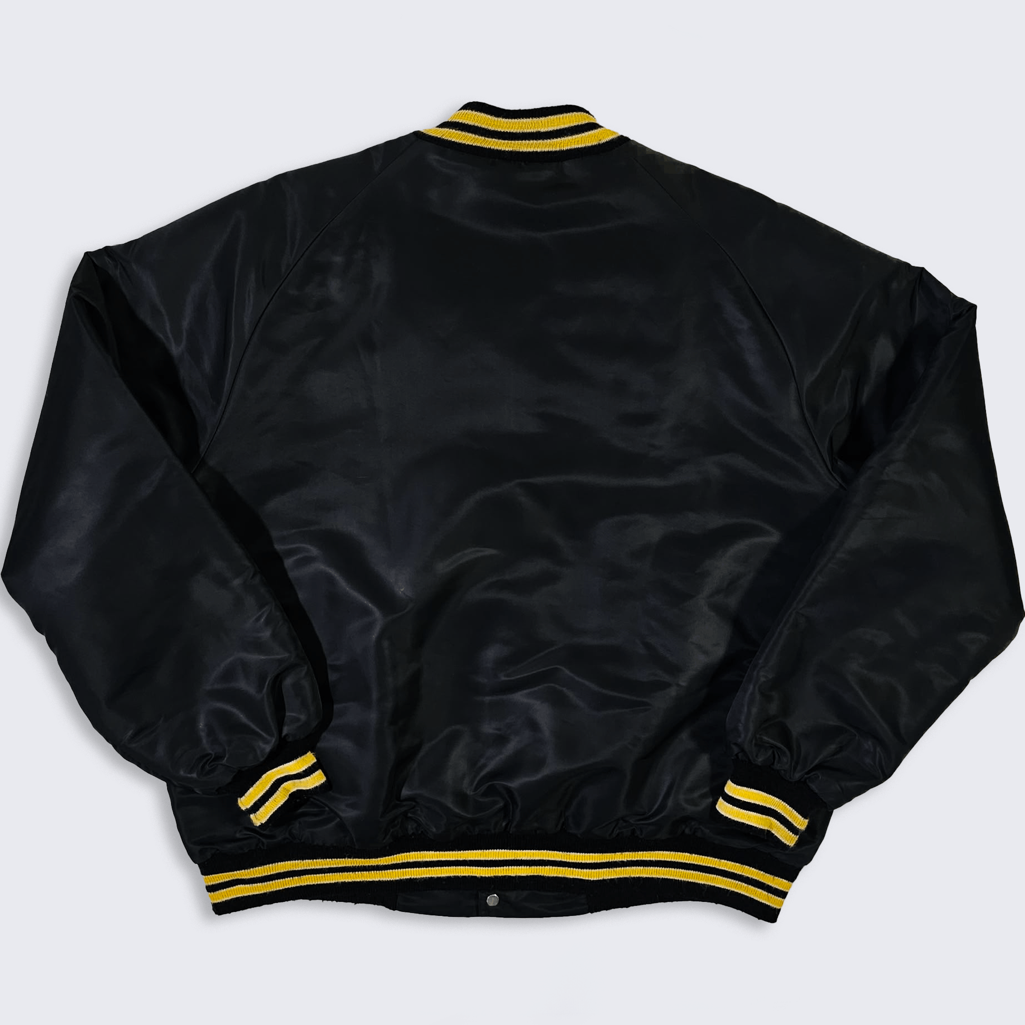 NFL Pittsburgh Steelers Vintage 70s Stahl Urban Satin Jacket Size US XL / EU 56 / 4 - 2 Thumbnail