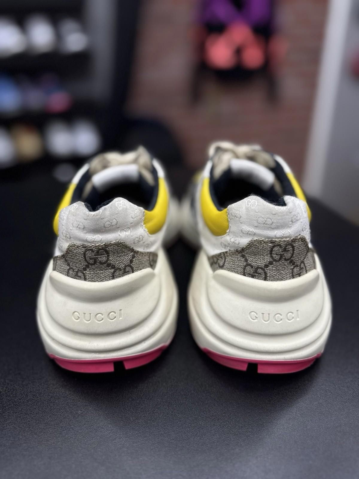 Gucci Size 6.5US/6+G - Gucci Rython GG Multi Color Sneakers Women Size US 6.5 / IT 36.5 - 11 Thumbnail