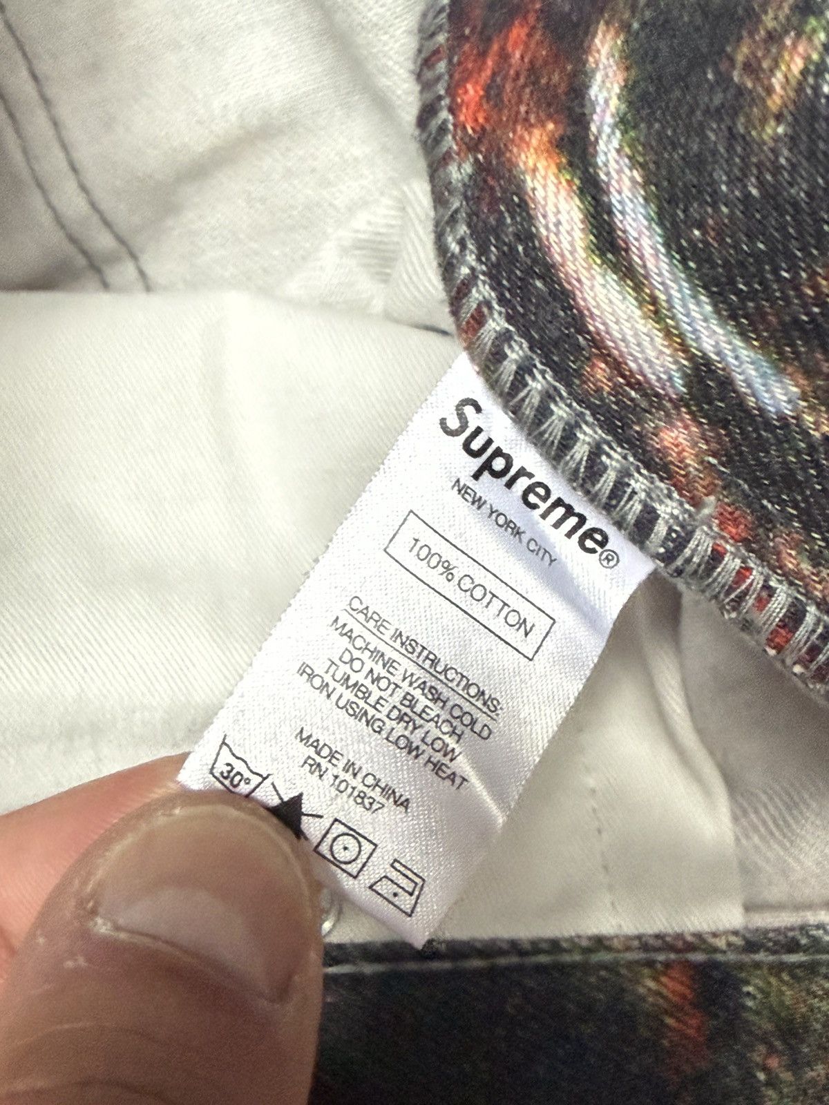 Supreme Supreme Double Knee Denim Painter Pant Woods - Black Sabbath Size US 36 / EU 52 - 13 Thumbnail