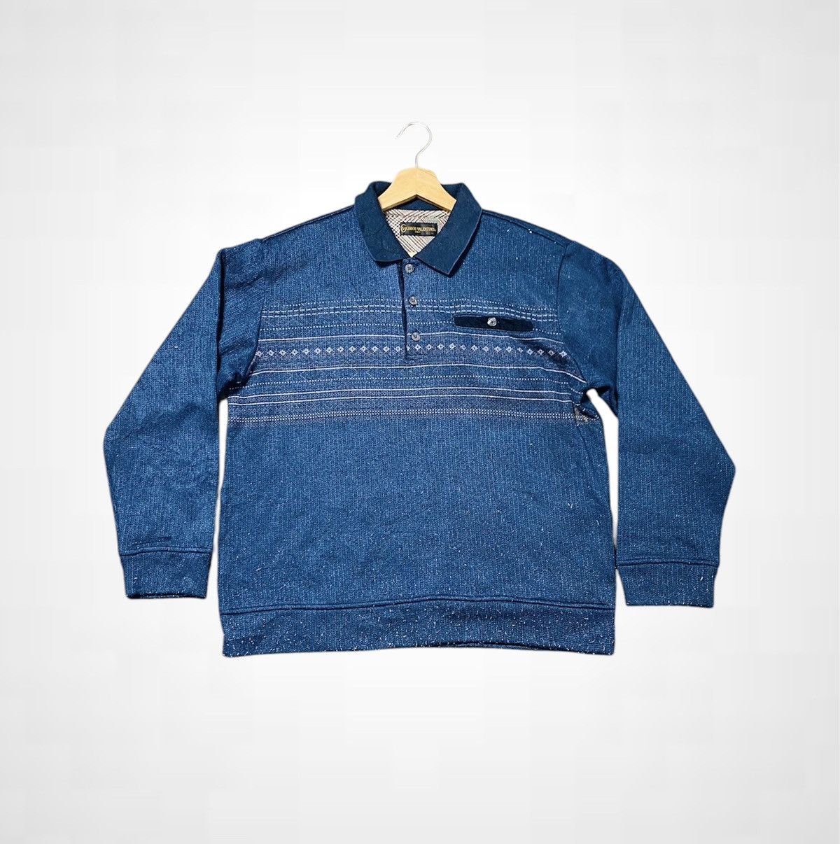 Gianni Valentino Vintage 90s Gianni Valentino Sweatshirt Size US L / EU 52-54 / 3 - 3 Thumbnail