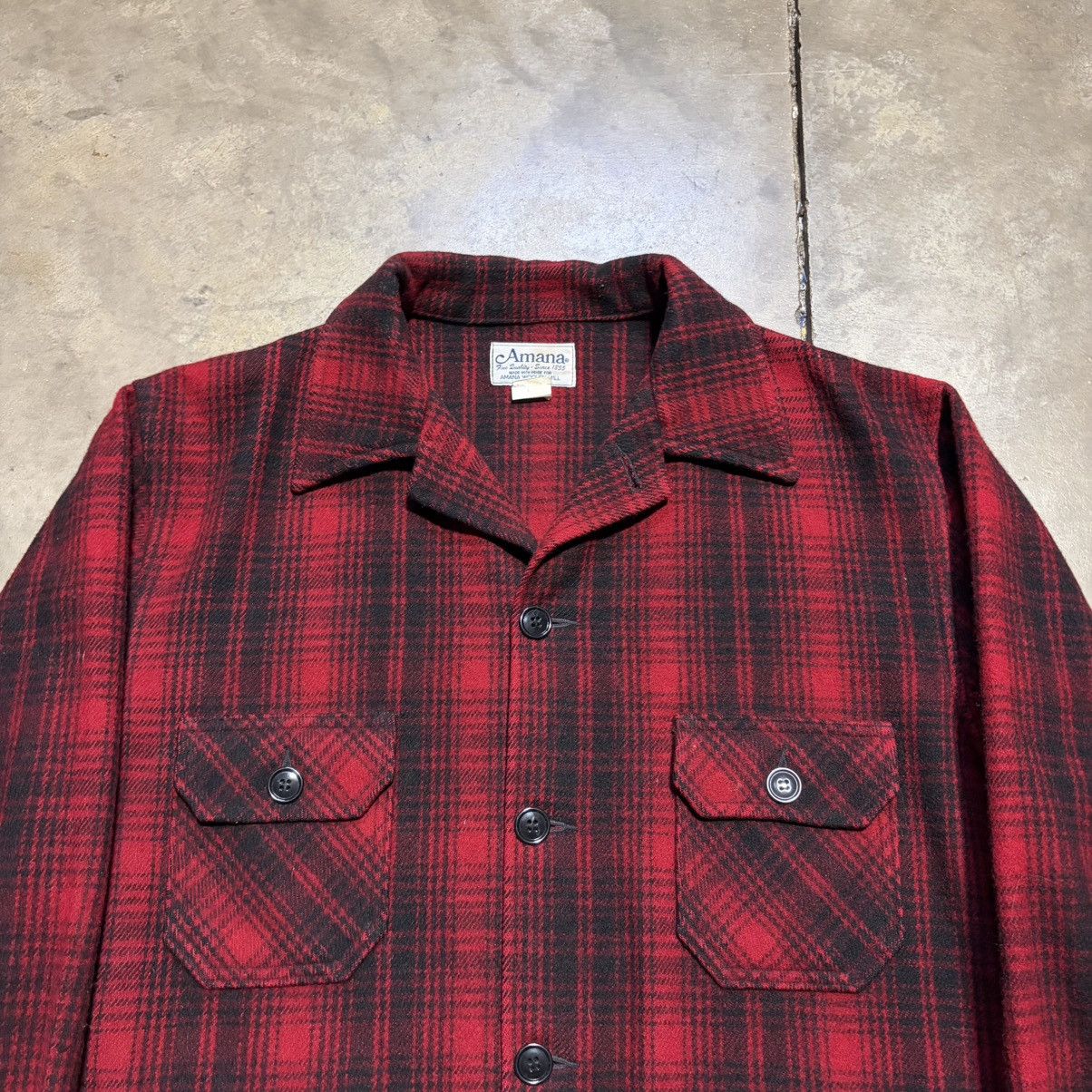 Woolrich Woolen Mills Vintage 60s Amana Woolen Mills Buffalo Plaid Jacket Shacket Size US XL / EU 56 / 4 - 9 Thumbnail