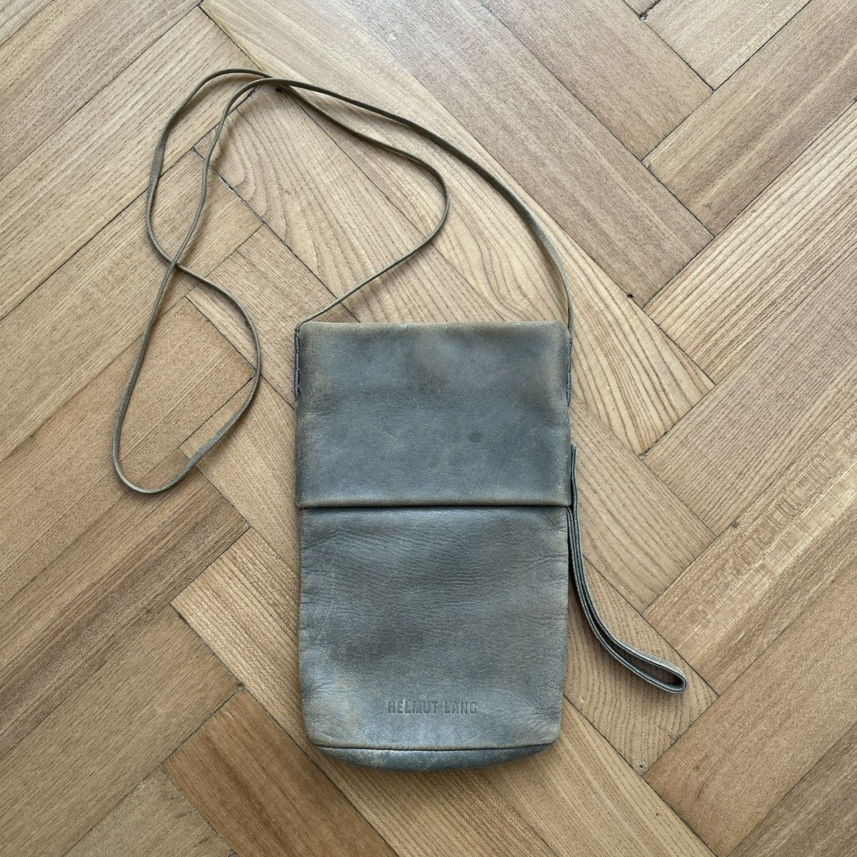 Helmut Lang 200“s Era Leather Crossbody Bag