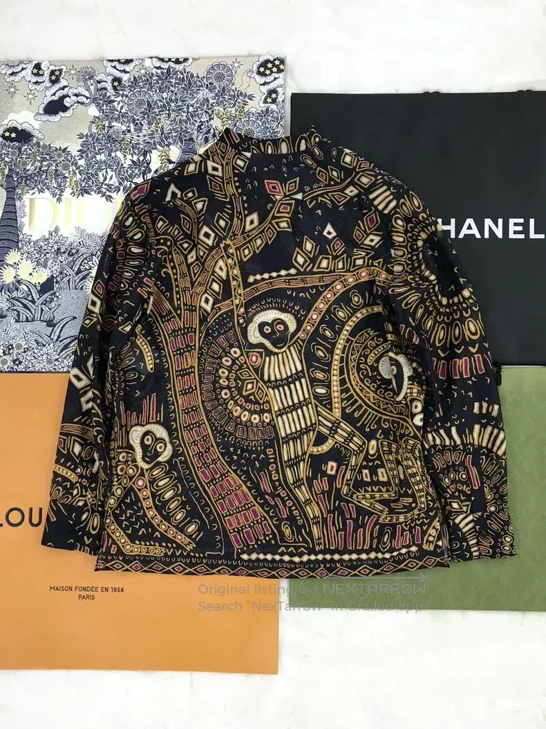 Dior Dior Monkey Printed Shirt Size XS / US 0-2 / IT 36-38 - 2 Thumbnail