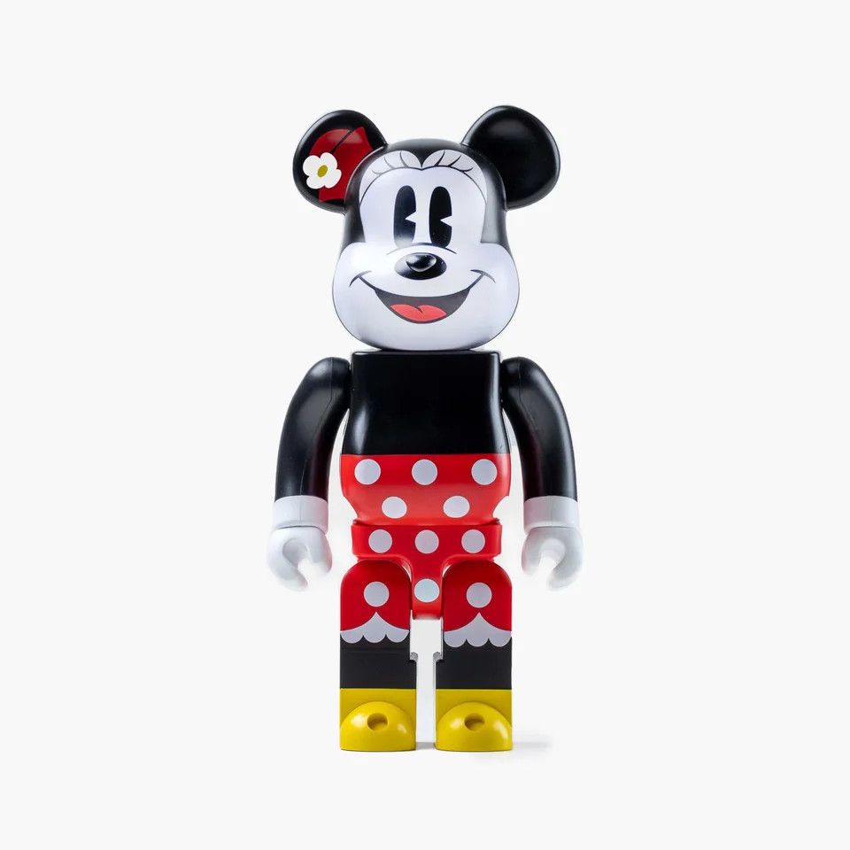 Medicom Toy o1c11t2y0125 Size: OS / Minnie Mouse Bearbrick Multicolor Size ONE SIZE - 1 Thumbnail