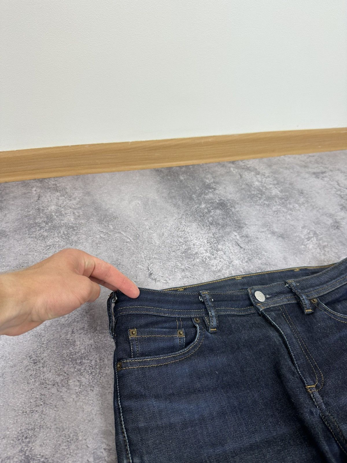 Acne Studios Vintage Acne Studios Avant Garde Slim Climb Indigo Y2K Jeans Size US 28 / EU 44 - 6 Thumbnail