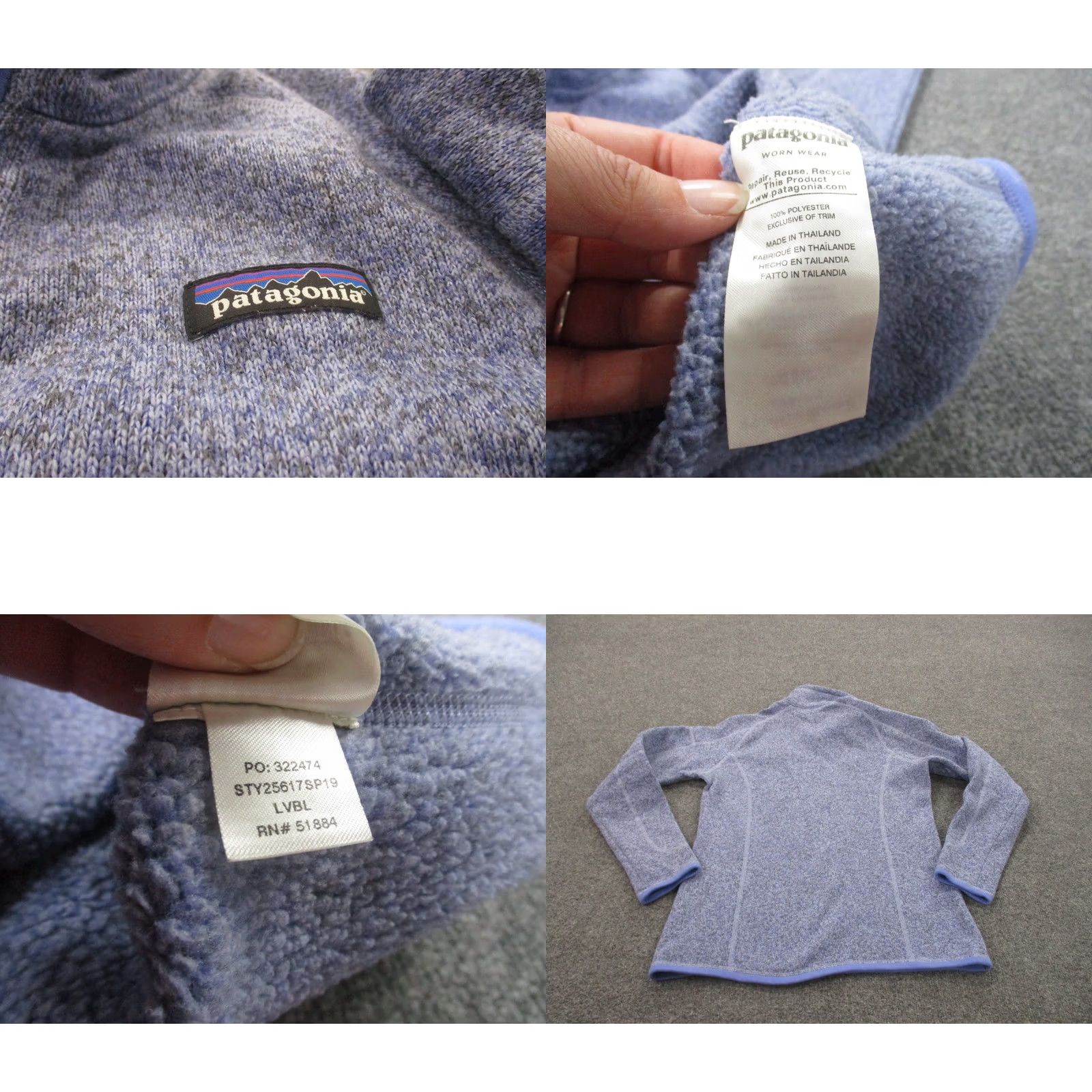 Patagonia Patagonia Jacket Womens S Purple Better Sweater Fleece Outdoors Hiking Camping Size S / US 4 / IT 40 - 8 Thumbnail