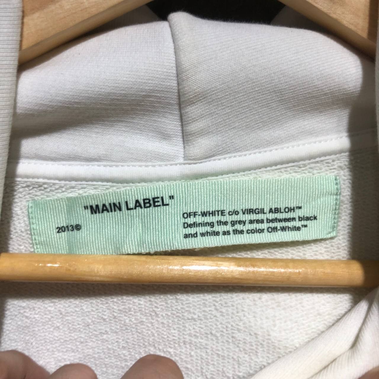 Off-White Off-White Side Tape Pull over hoodie Size US M / EU 48-50 / 2 - 16 Thumbnail