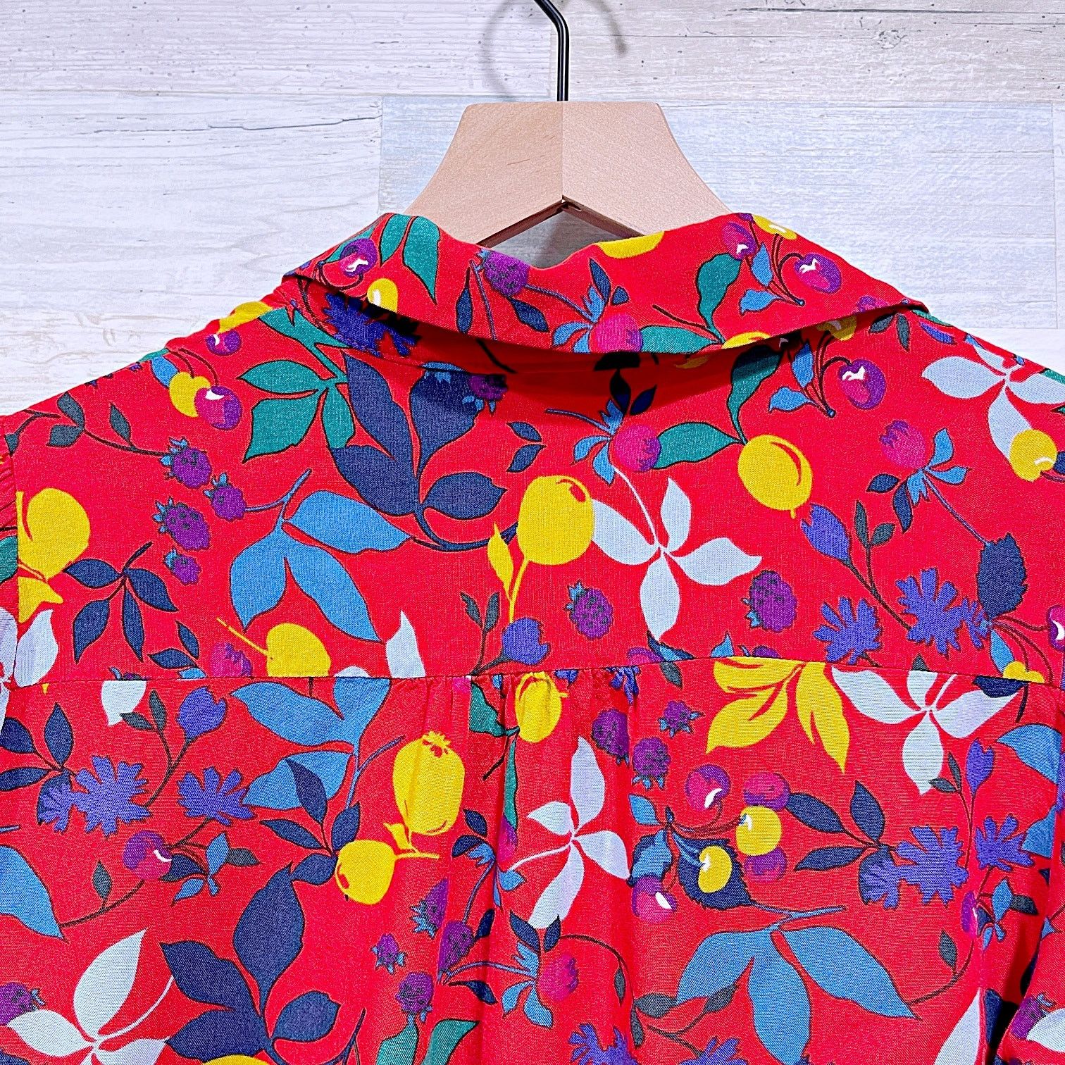 Anthropologie Anthropologie MAEVE Blithe Button Down Shirt Red Womens 4 Size S / US 4 / IT 40 - 5 Thumbnail