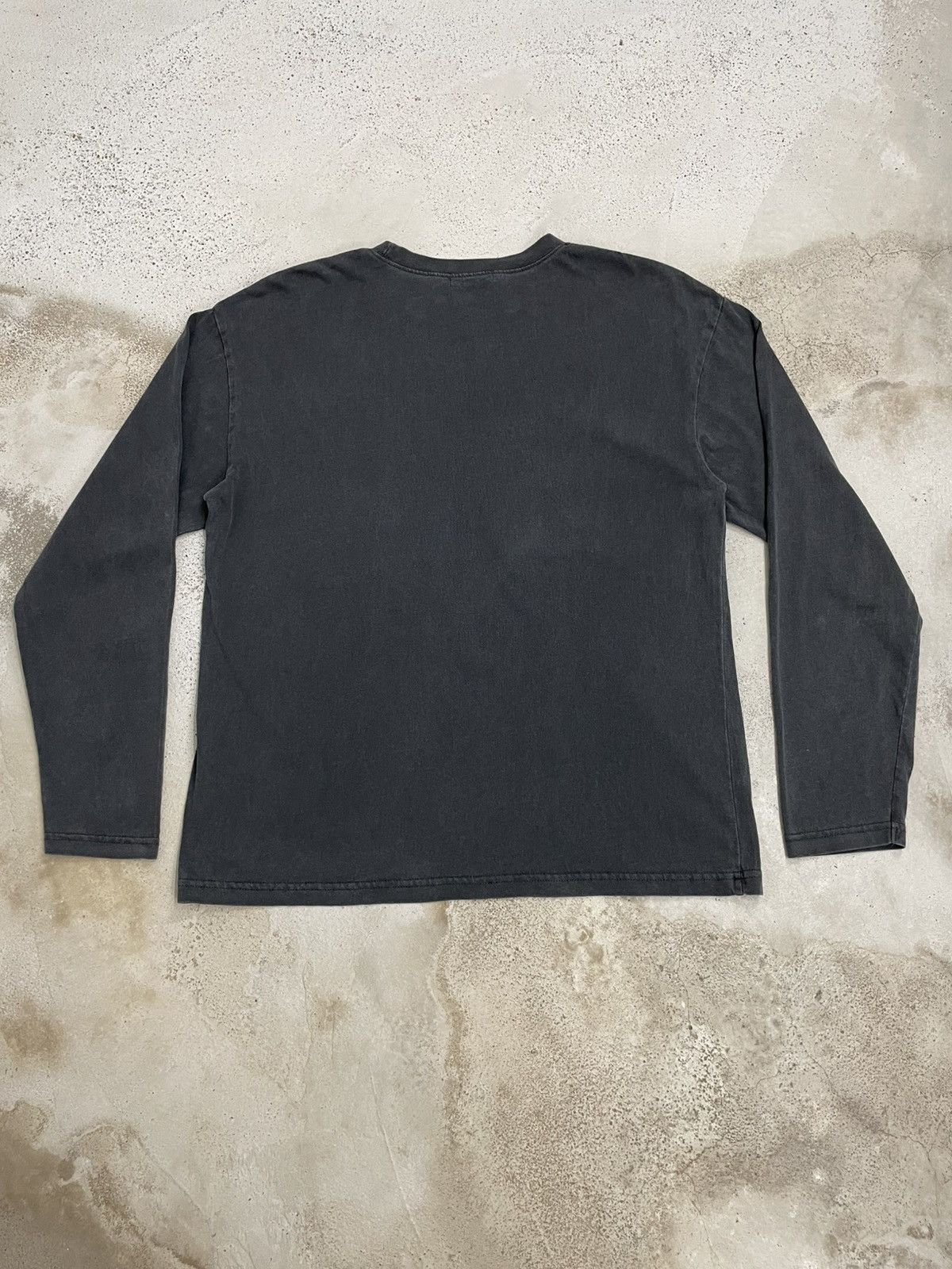 Japanese Brand Linoluce Faded Gray Patience Wins The Days Photo Poem Size US M / EU 48-50 / 2 - 2 Thumbnail