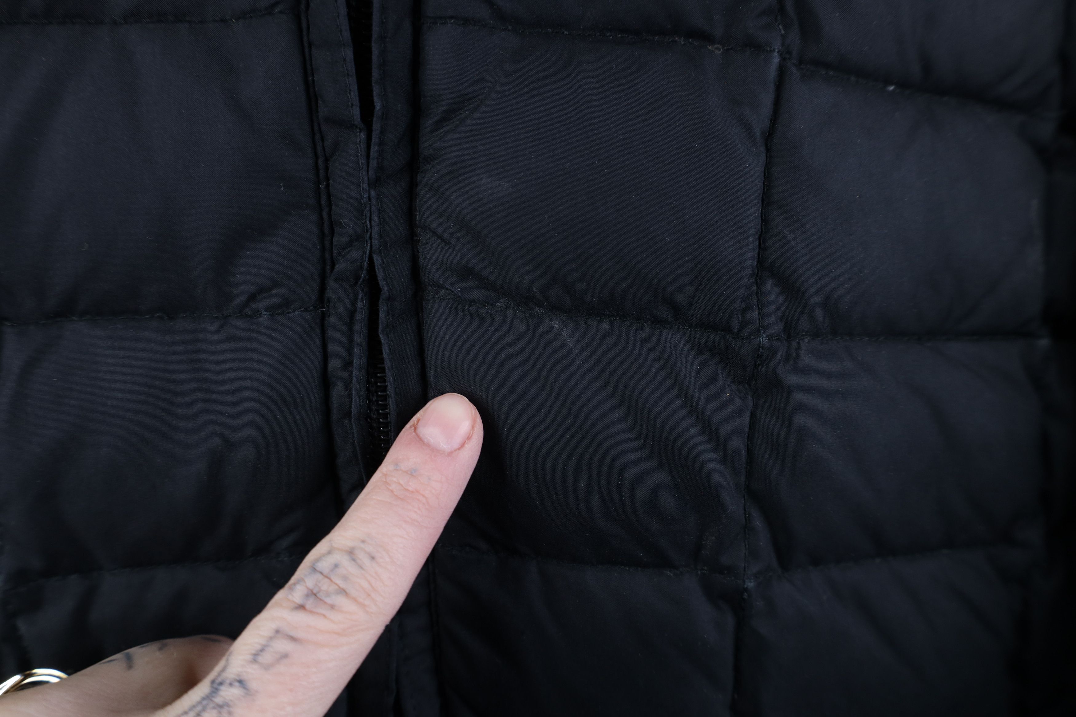 Lands' End Vintage 90s Lands End Down Quilted Hooded Puffer Jacket Size S / US 4 / IT 40 - 4 Thumbnail