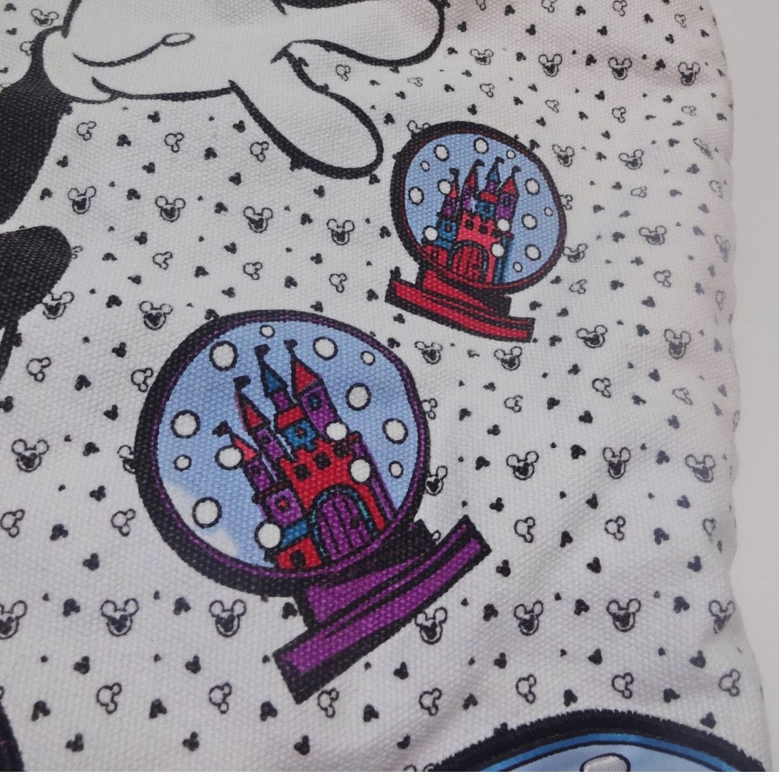 Disney Disneyland Mickey Snow Globe Tote Bag RARE VTG Size ONE SIZE - 4 Thumbnail