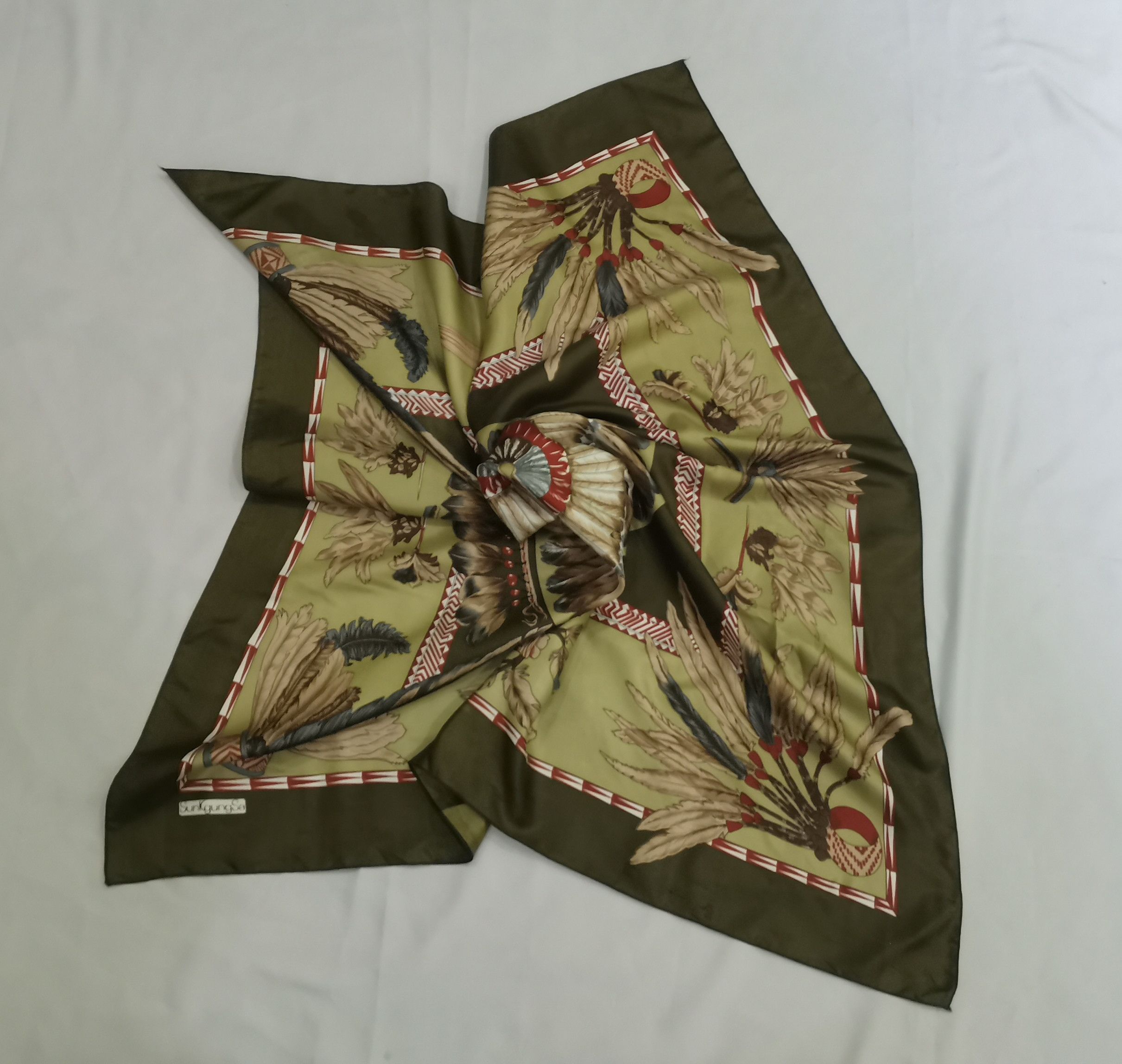 Japanese Brand × Vintage Rare vintage Sunkgungsa scarves luxury design Size ONE SIZE - 4 Thumbnail