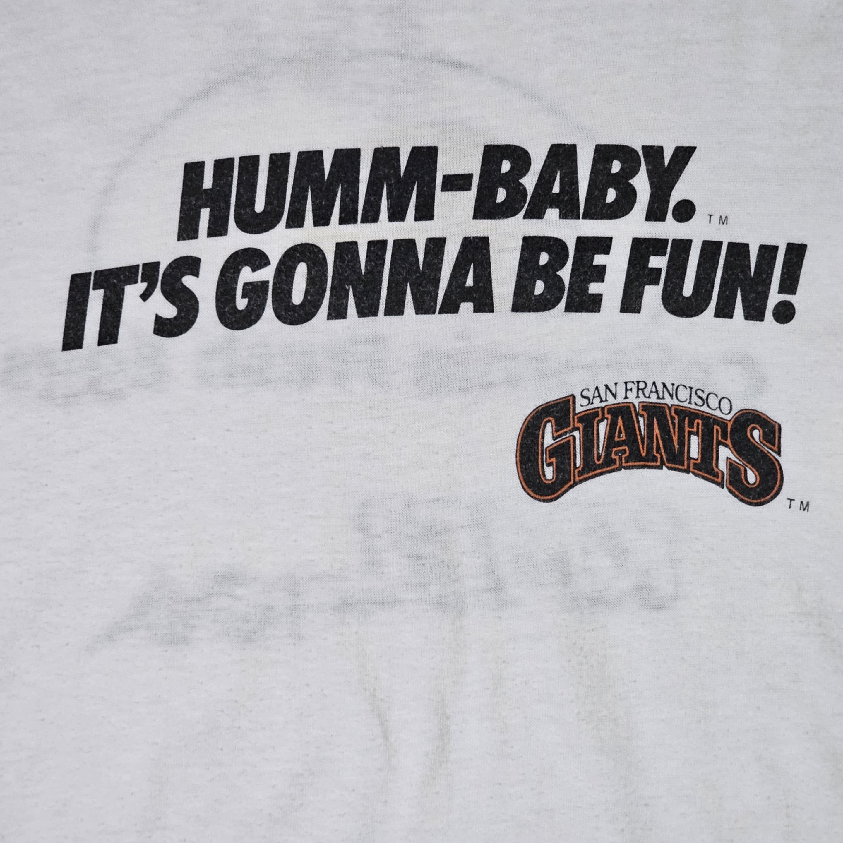 MLB San Francisco Giants Vintage 90s Humm Baby T-Shirt Size US S / EU 44-46 / 1 - 4 Thumbnail