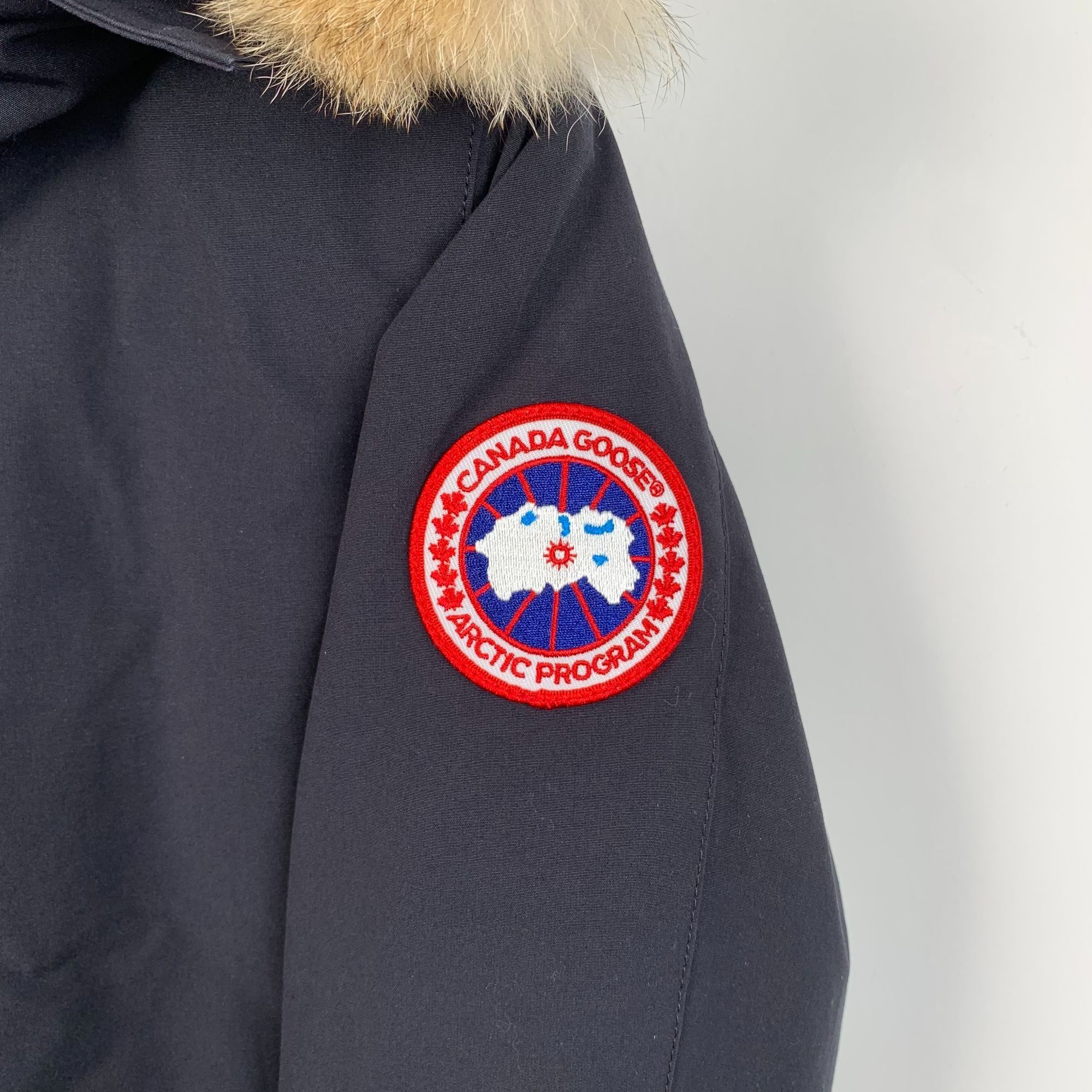 Canada Goose [Canada Goose] Navy Logo Patch Hooded Parka XS Size US XS / EU 42 / 0 - 8 Thumbnail