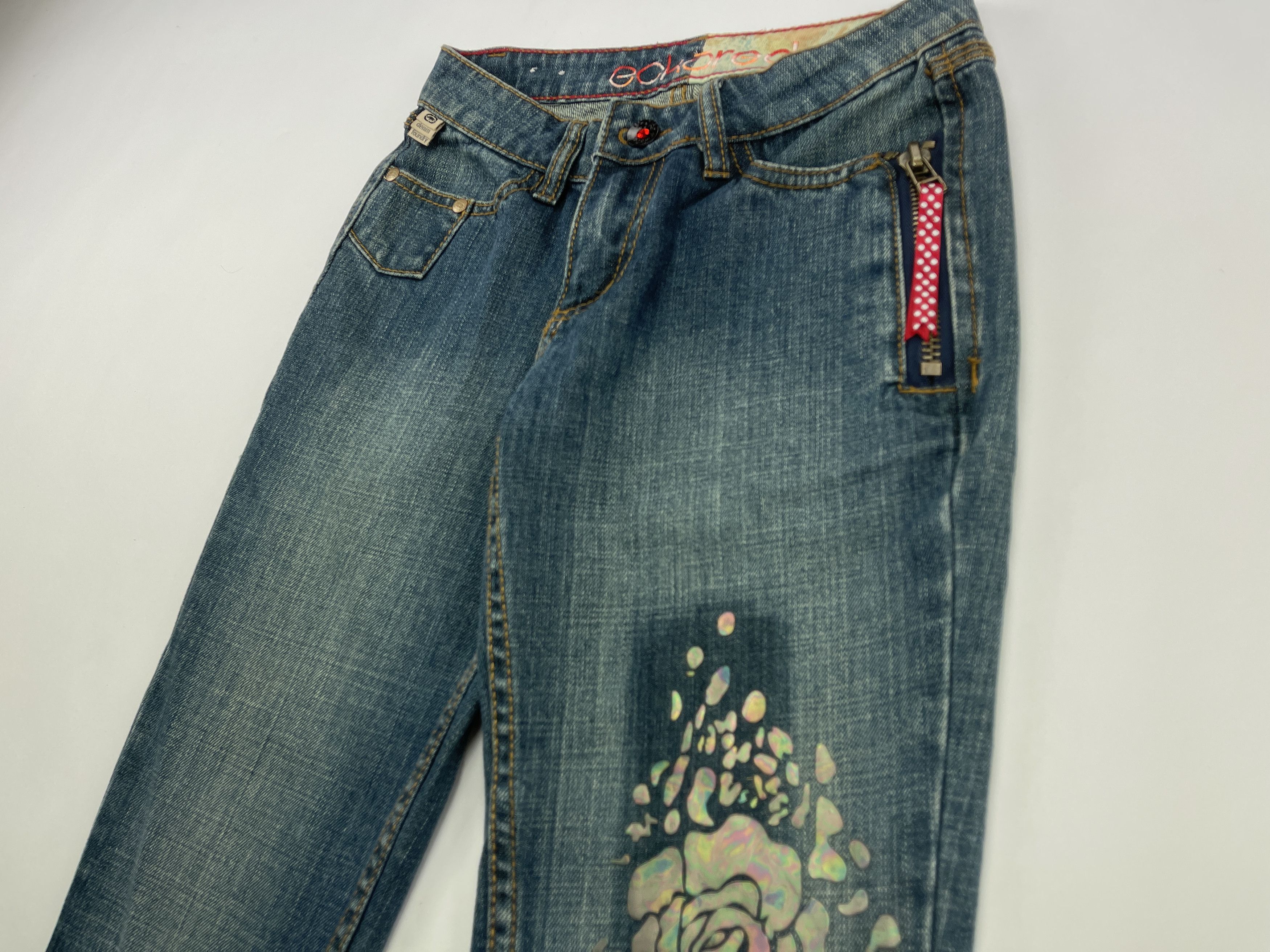 Ecko Unltd. Womens Ecko Unltd jeans, Ecko Red vintage 90s hip hop Y2K 26 Size 26" / US 2 / IT 38 - 12 Thumbnail