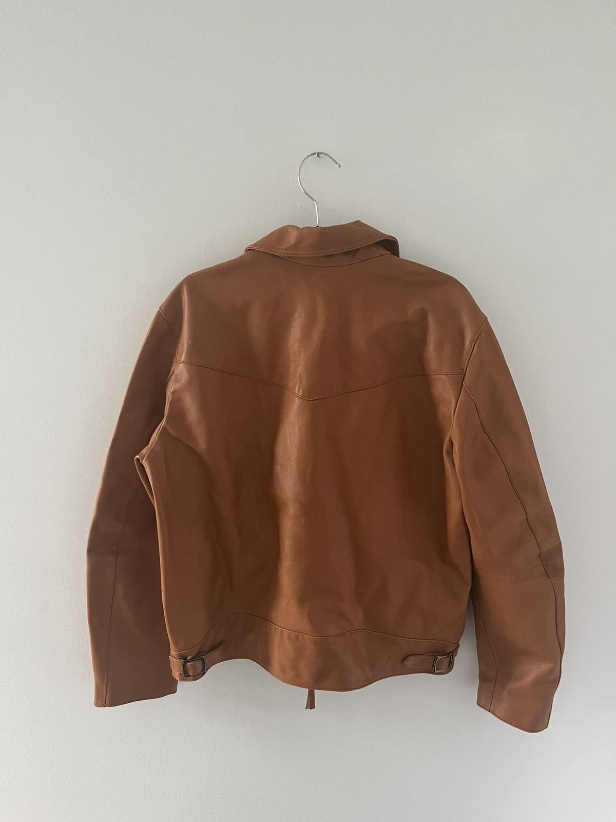 Nudie Jeans Nudie Jeans Butterscotch Leather Jacket Size US L / EU 52-54 / 3 - 2 Thumbnail