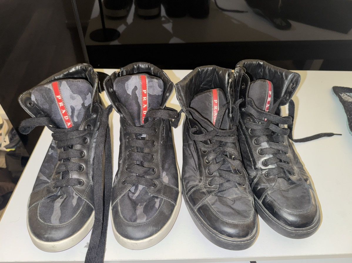 Prada High Top Prada Sneakers Size US 10 / EU 43 - 4 Thumbnail