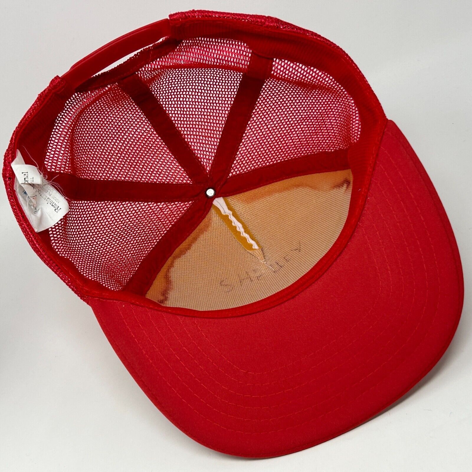 Vintage SPEBSQSA Barbershop Harmony Society Trucker Hat Cap Red Size ONE SIZE - 4 Thumbnail