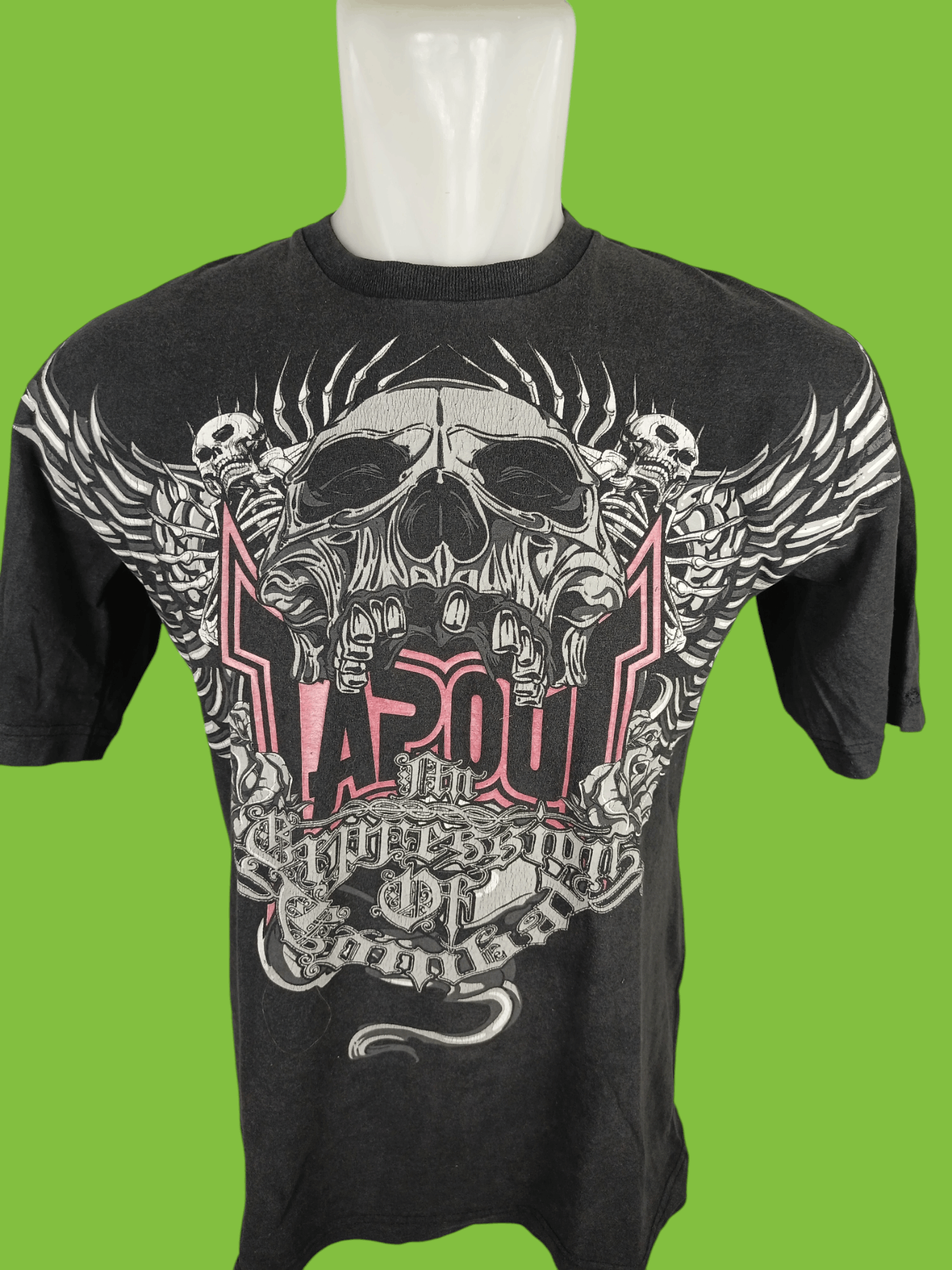 Affliction × Japanese Brand × Tapout Rare Tapout Tee Y2K Affliction Style Size M / US 6-8 / IT 42-44 - 16 Thumbnail