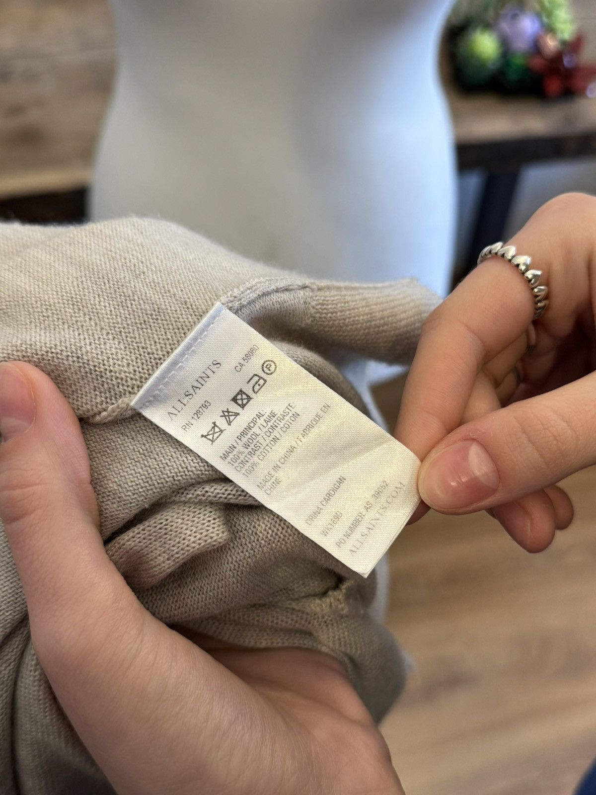 Allsaints Vintage Allsaints woolen avant garde sweater rick swag japan Size M / US 6-8 / IT 42-44 - 6 Thumbnail