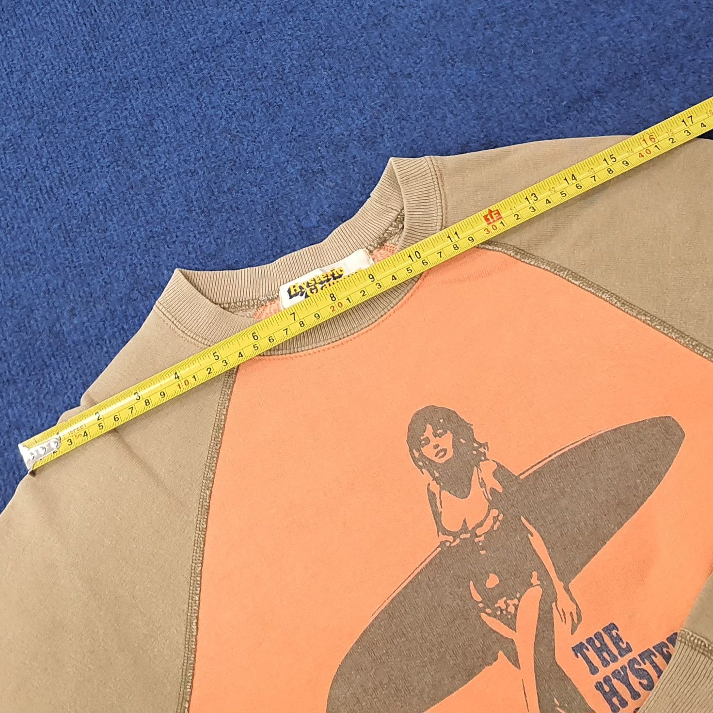 Hysteric Glamour Vintage Hysteric Glamour Raglan Sweatshirt C254N18 Size XS / US 0-2 / IT 36-38 - 8 Thumbnail