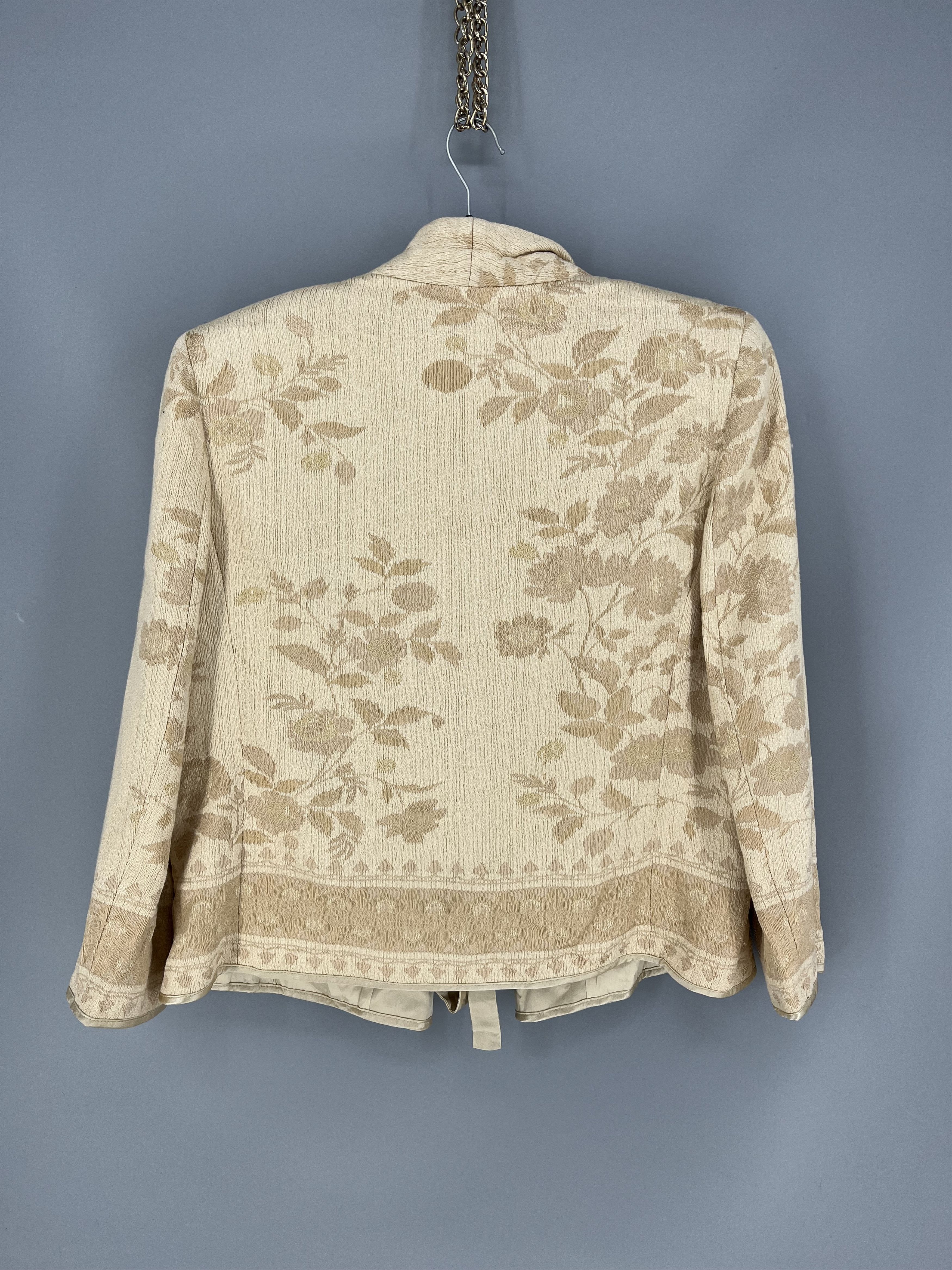 Alberta Ferretti ALBERTA FERRETTI Twill Blazer Jacket IT Size S / US 4 / IT 40 - 12 Thumbnail