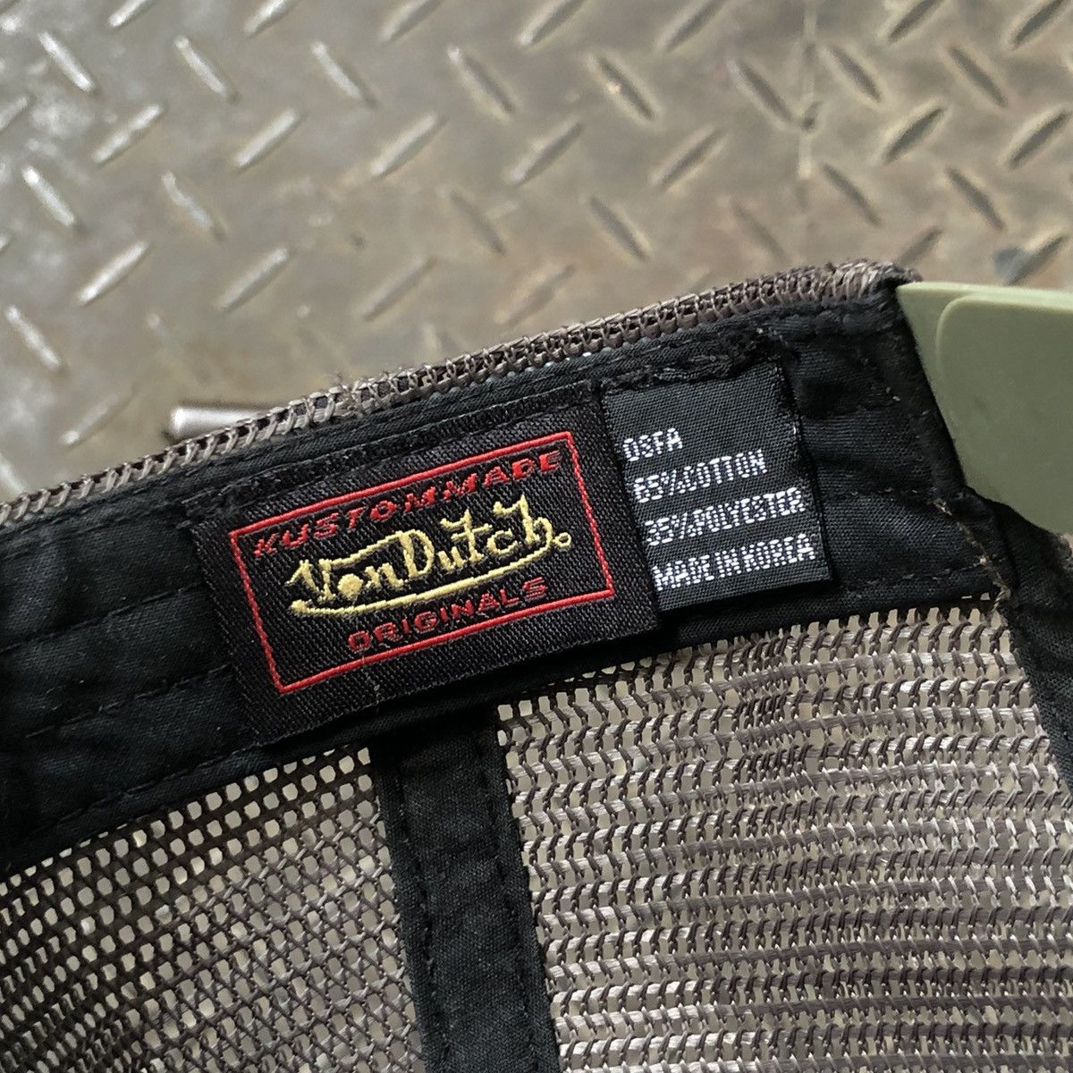 Von Dutch Von Dutch Corduroy Trucker Hat Size ONE SIZE - 8 Thumbnail