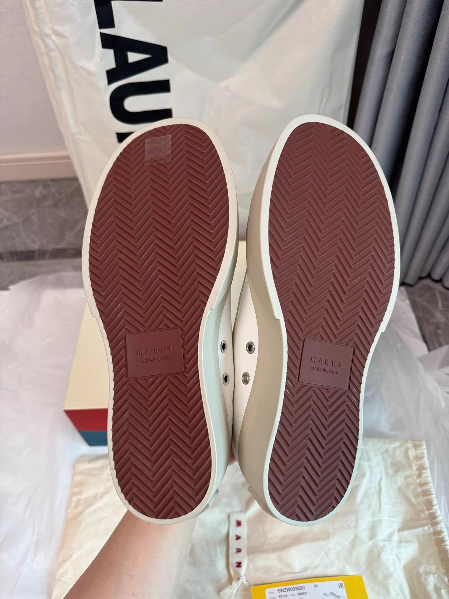 Marni Marni Pablo New White Lace-up Platform Sneakers K6 Size US 9 / IT 39 - 5 Thumbnail