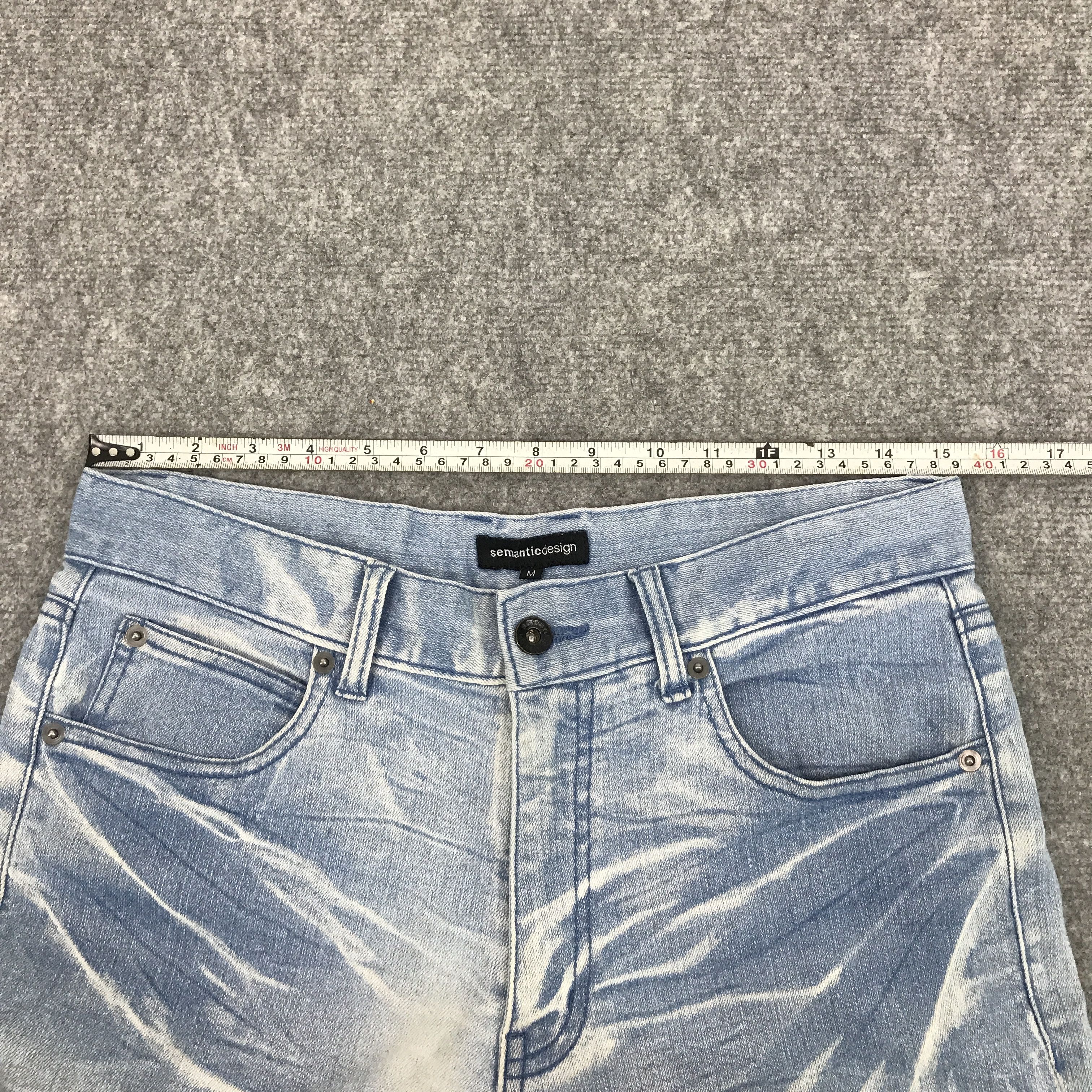 Japanese Brand × semanticdesign Japan🔥semantic design skinny design light denim jeans Size US 30 / EU 46 - 10 Thumbnail