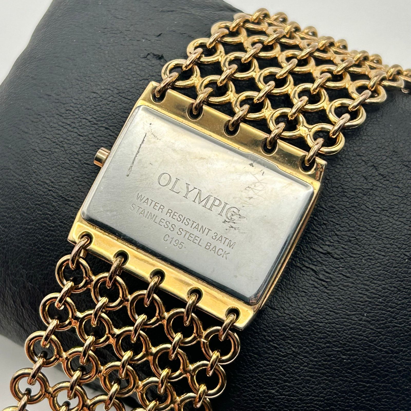 Other Olympic Gold Tone Crystal Accents Women’s Watch New Battery Size ONE SIZE - 4 Thumbnail