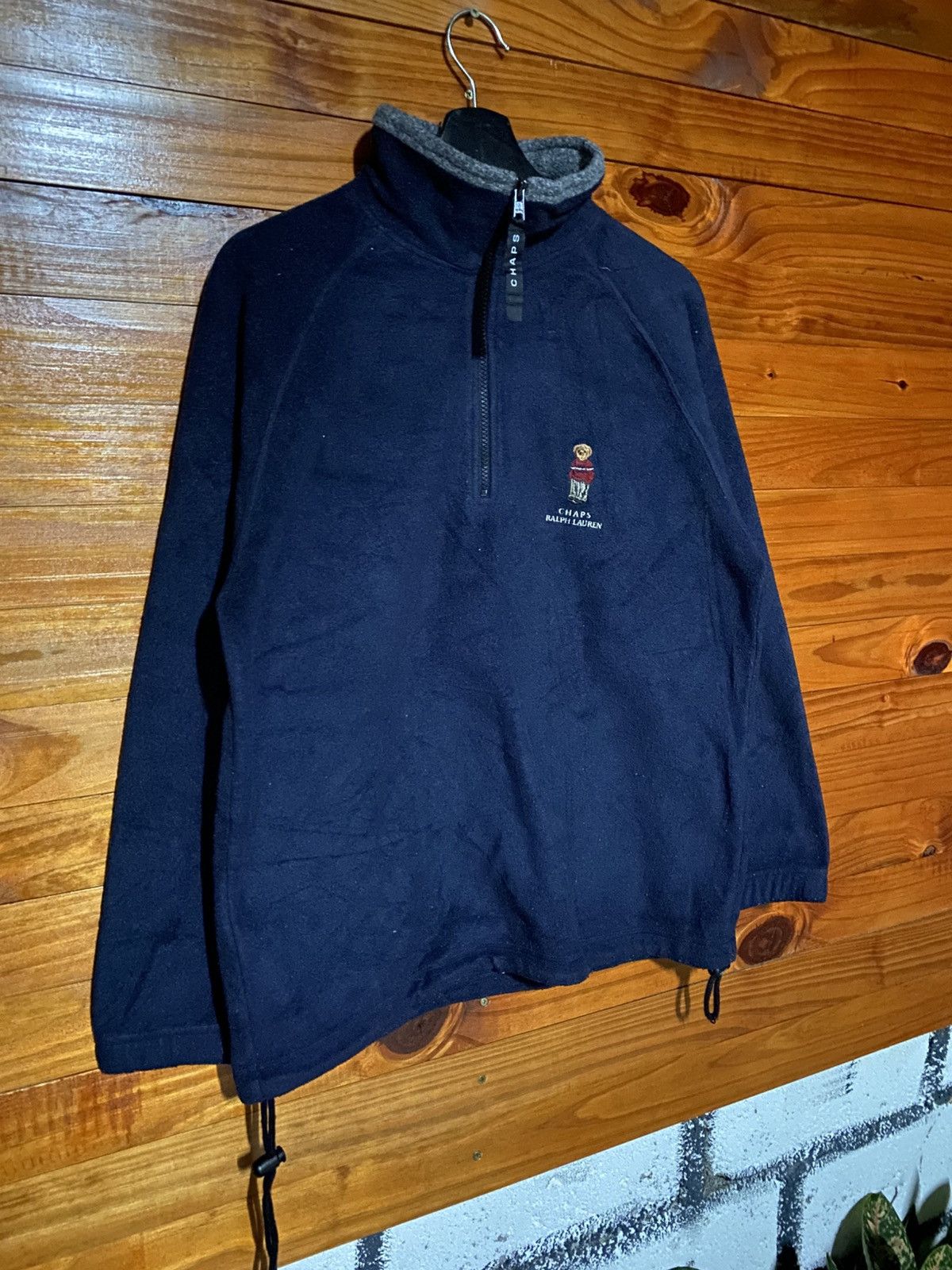 Chaps Ralph Lauren Vintage Chaps Ralph Lauren Fleece Pullover | Navy Blue Size US M / EU 48-50 / 2 - 5 Thumbnail