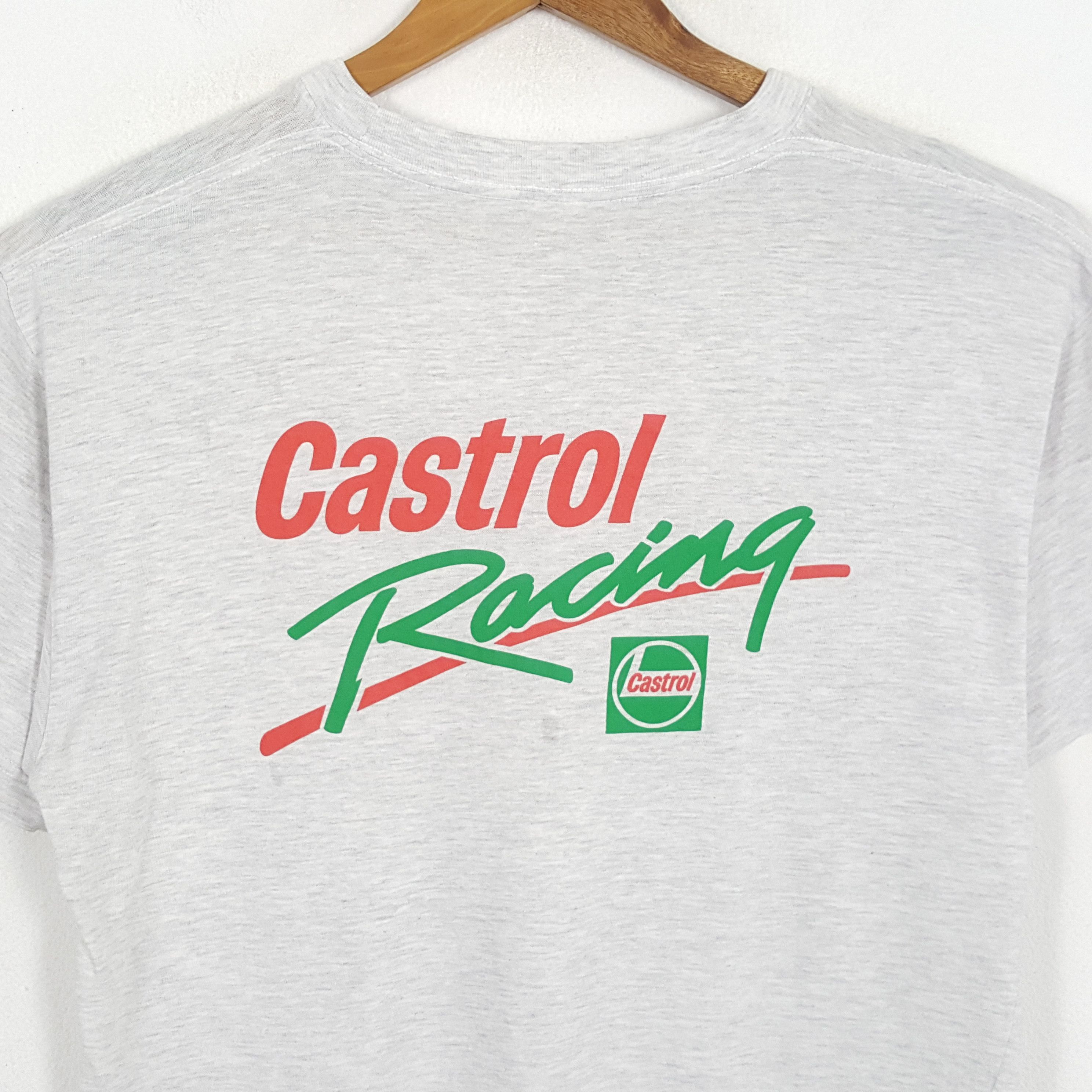 Japanese Brand × Vintage Vintage CASTROL RACING Motorcycle MotoGP T-Shirts Size US L / EU 52-54 / 3 - 2 Thumbnail