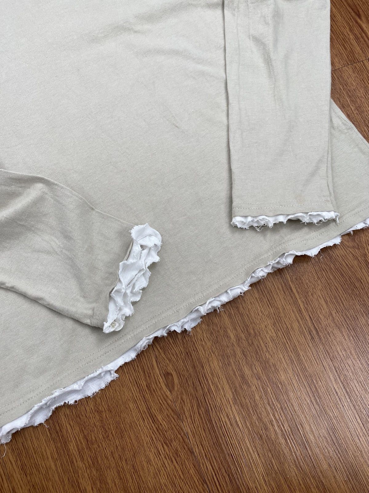 Japanese Brand Rope leather distressed longsleeve t-shirt Size US M / EU 48-50 / 2 - 3 Thumbnail