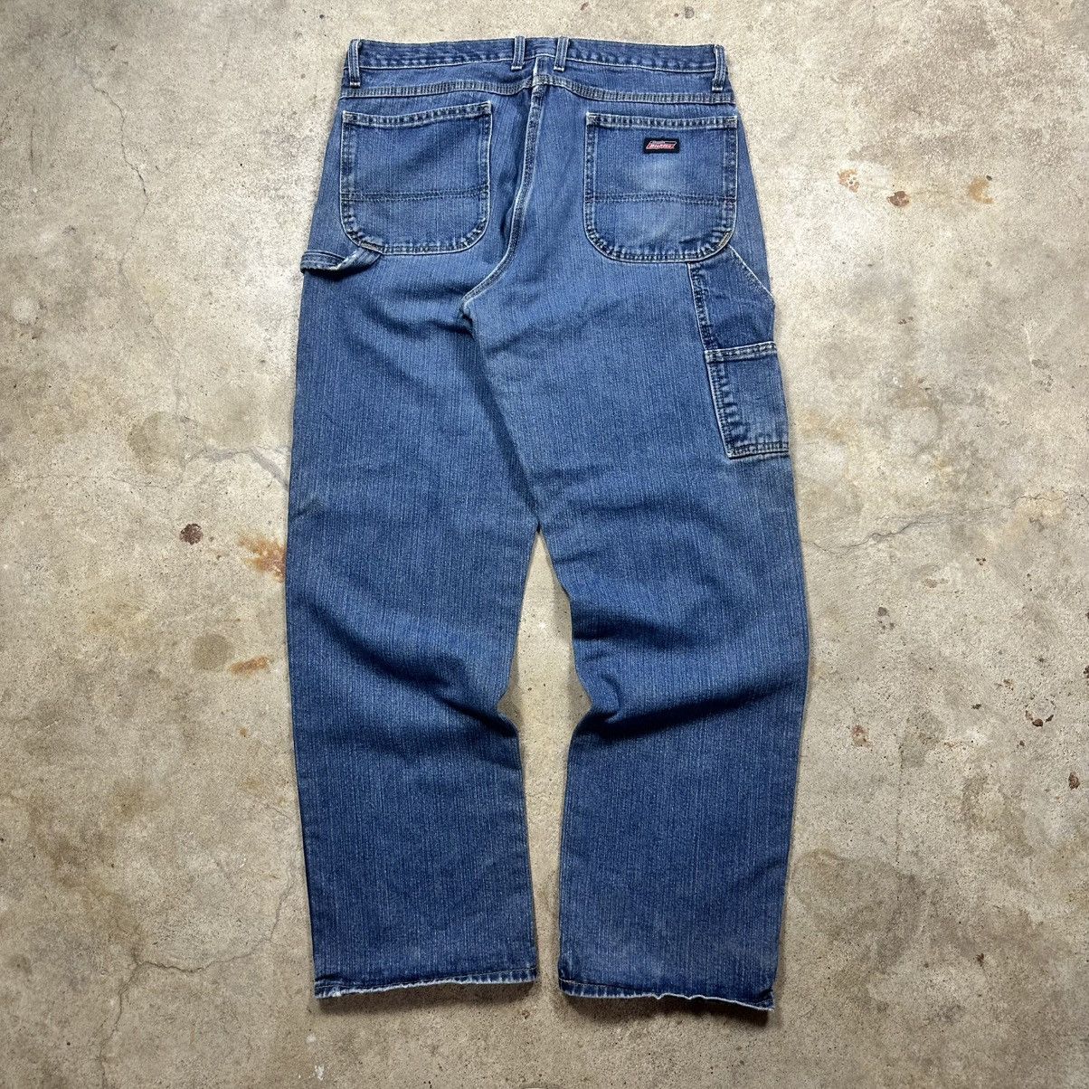 Dickies VTG Y2K Dickies Blue Denim Workwear Carpenter Jeans Size 36 Size US 36 / EU 52 - 1 Thumbnail