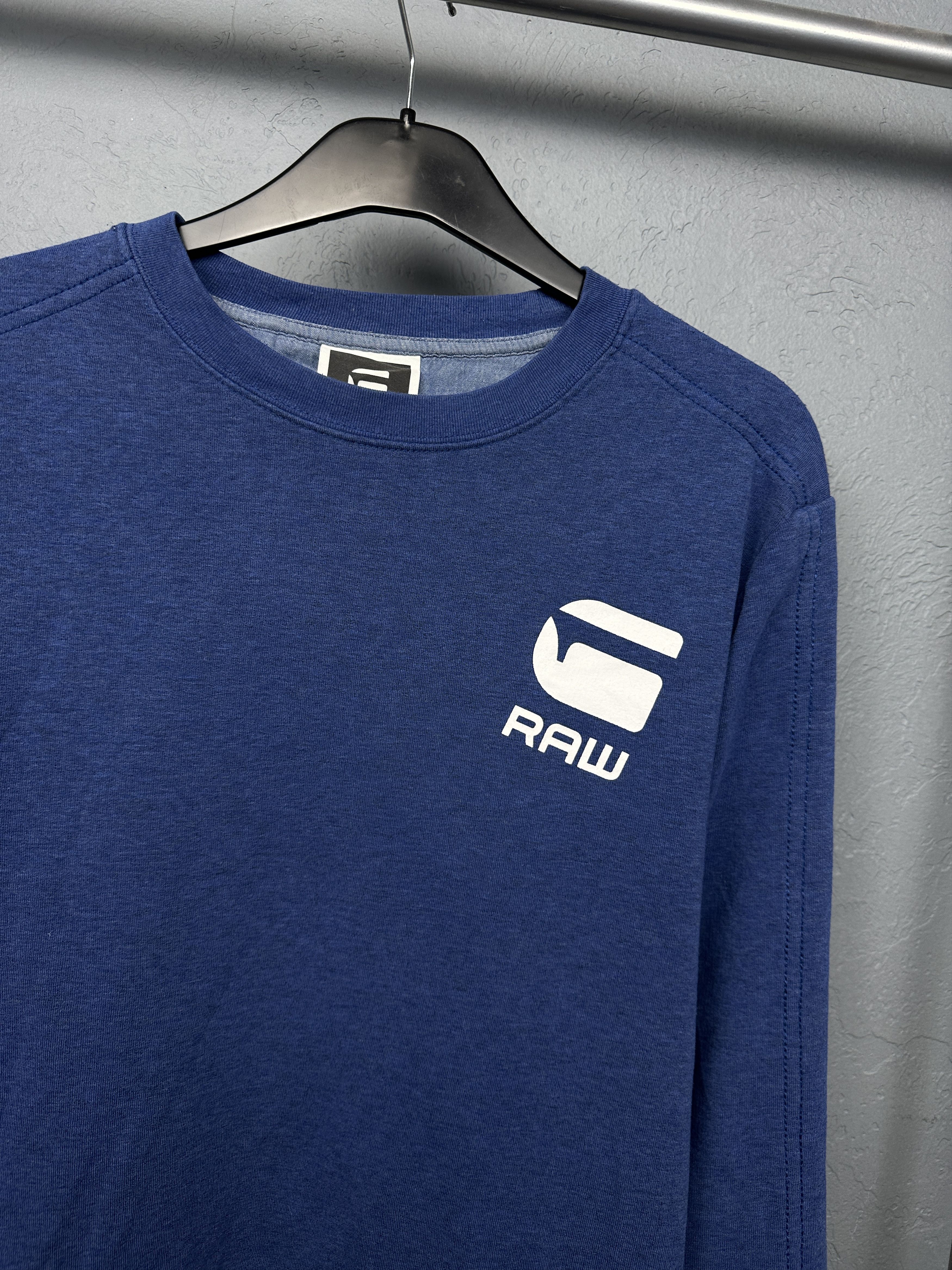 G-Star G Star Raw Mens RCT Carvell Logo Crew Neck Sweatshirt Size US L / EU 52-54 / 3 - 2 Thumbnail