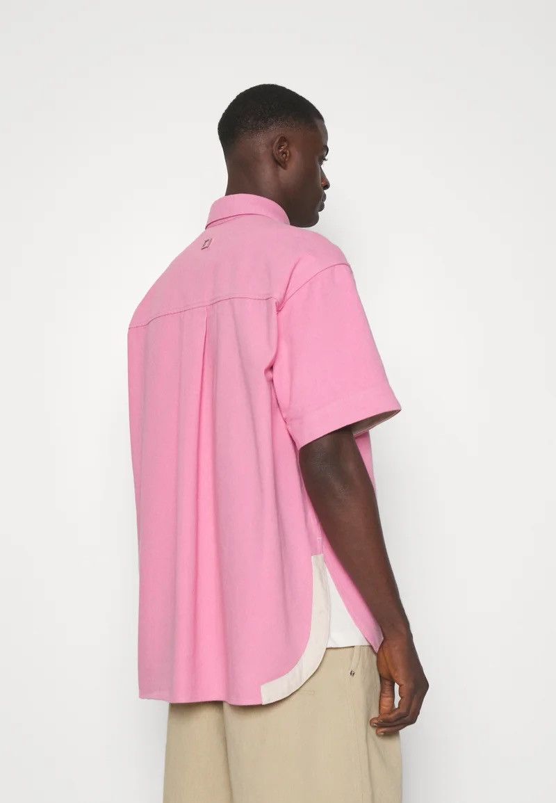 Wooyoungmi !DS! SS23 Wooyoungmi Pink Short Sleeve Boxy Shirt Size US M / EU 48-50 / 2 - 4 Thumbnail