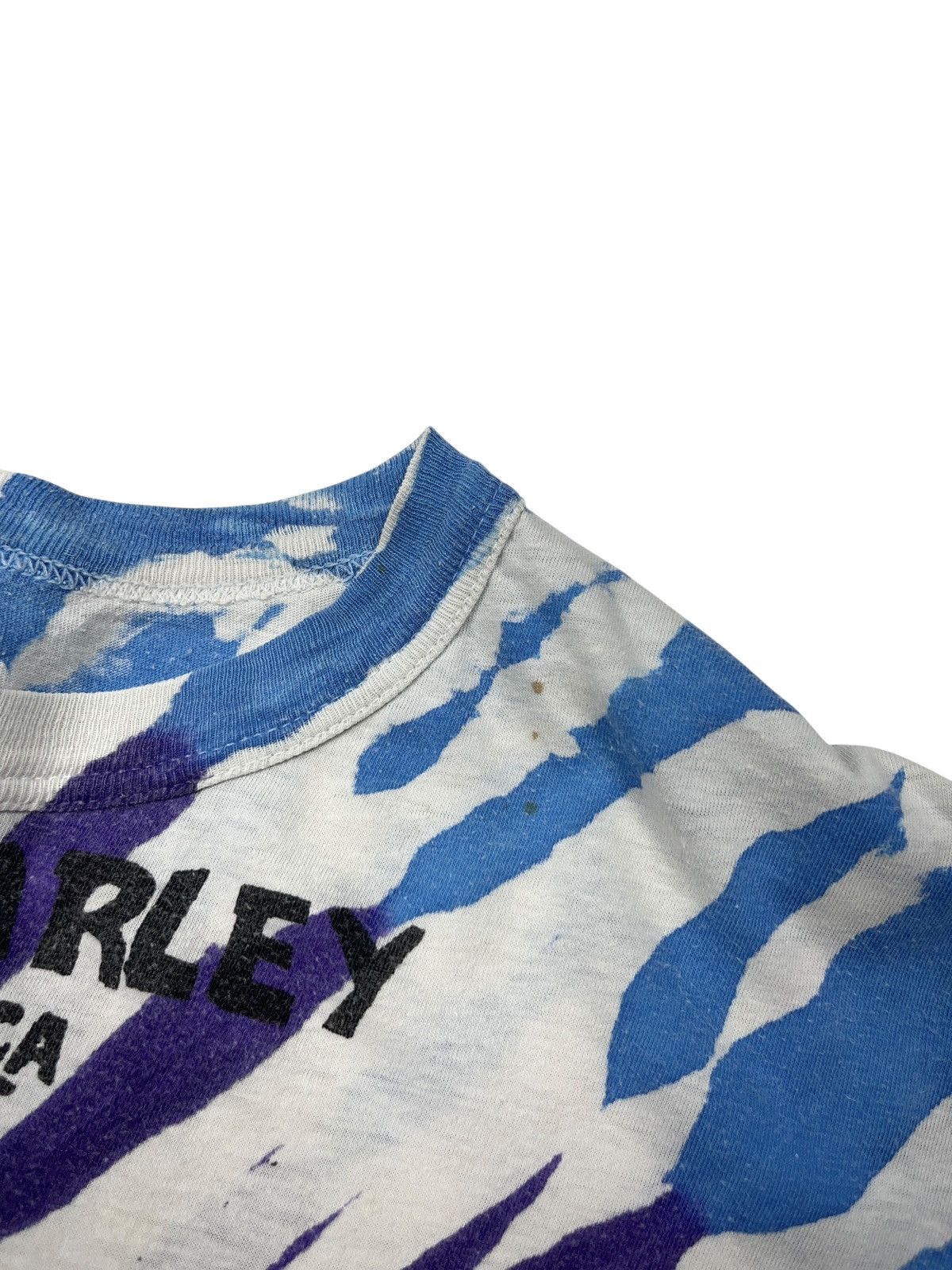 Bob Marley Vintage 80s Bob Marley Tie Dye T-shirt Jamaica Single Stitch Size US XL / EU 56 / 4 - 8 Thumbnail