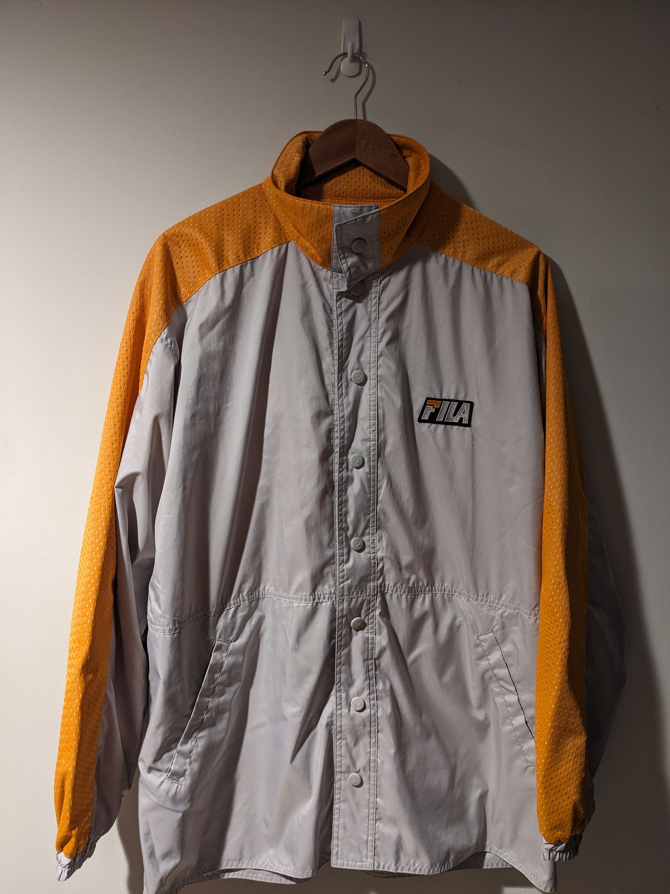 Fila × Vintage Vintage 90s FILA Medium Reversible Windbreaker Jacket Size US M / EU 48-50 / 2 - 5 Thumbnail