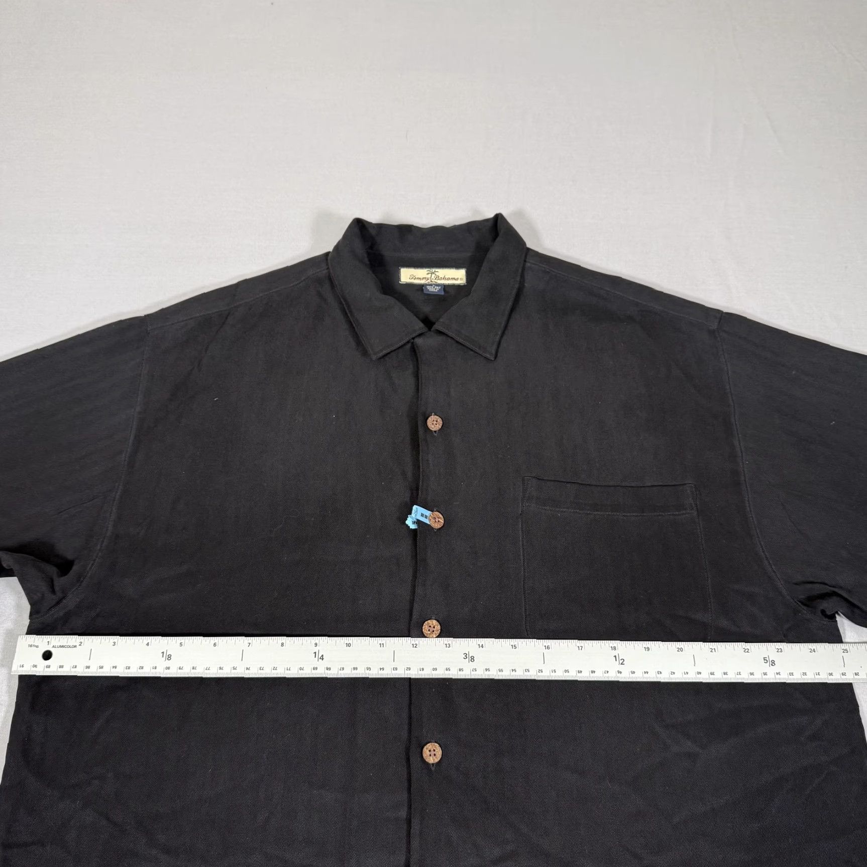 Tommy Bahama Tommy Bahama Shirt Mens Large Black Silk Camp Martini Drink Cocktail Embroidered Size US L / EU 52-54 / 3 - 7 Thumbnail