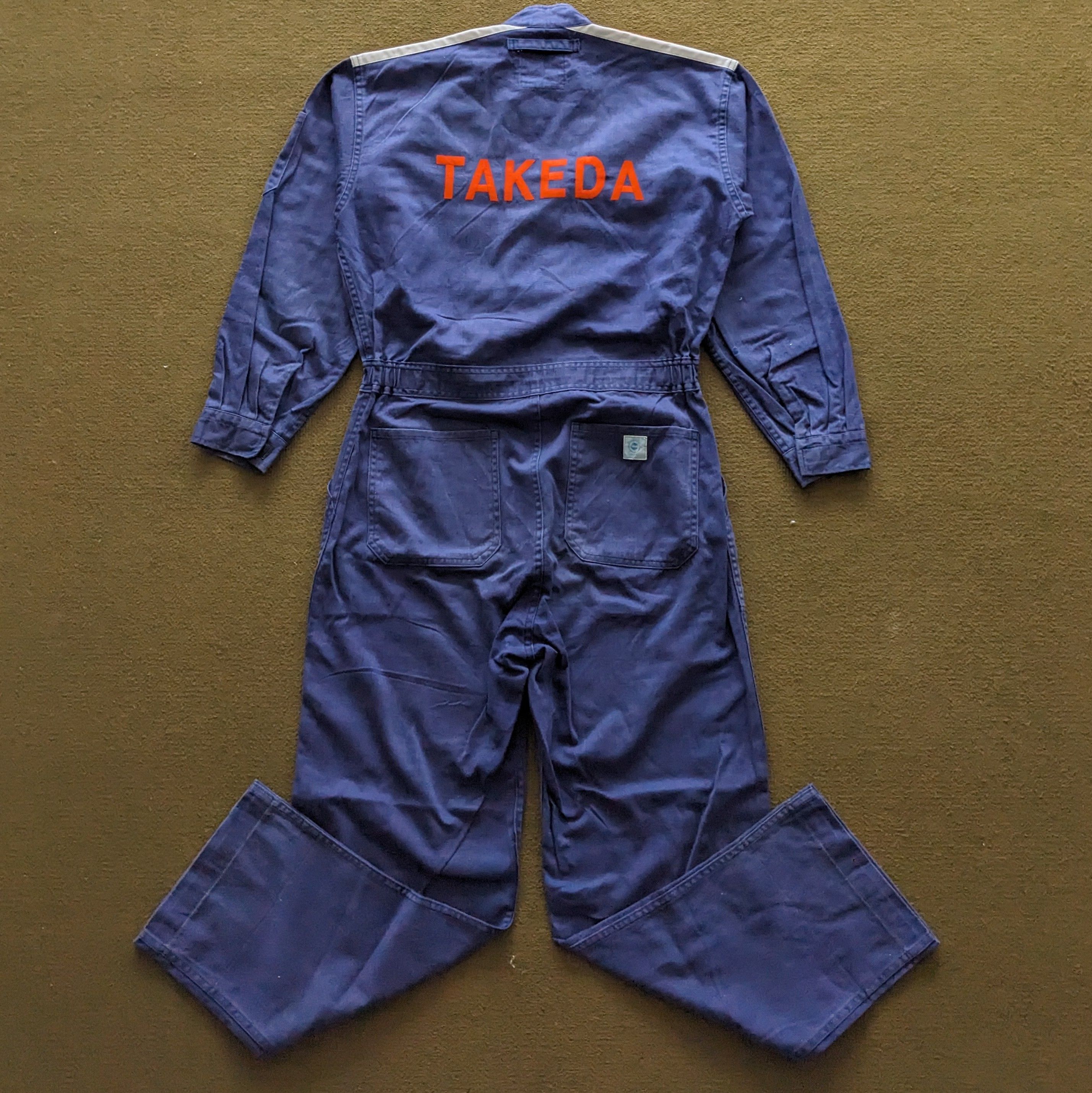 Vintage Vintage TAKEDA Japanese Brand Coverall Workwear Jacket Size US M / EU 48-50 / 2 - 1 Thumbnail