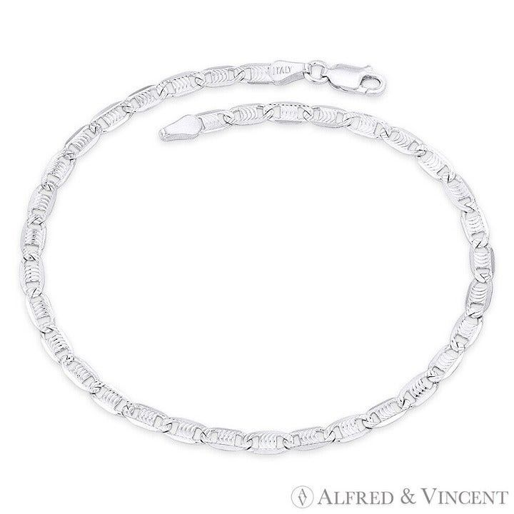 Other Valentino Link Italian Chain Anklet in .925 Sterling Silver Size ONE SIZE - 1 Preview