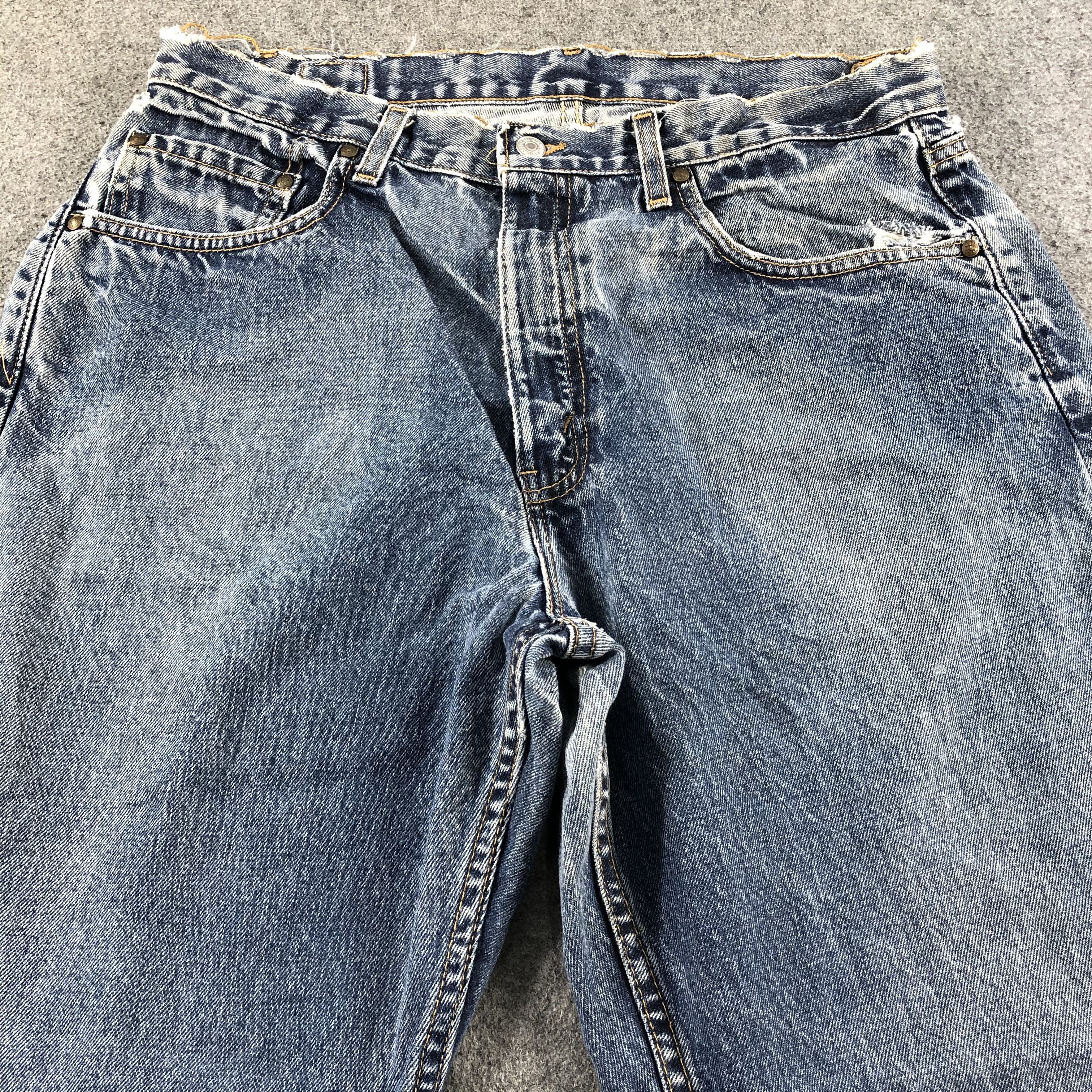 Levi's 90s Vintage Blue Wash Levis RedTab Jeans-J2348 Size US 35 - 3 Thumbnail