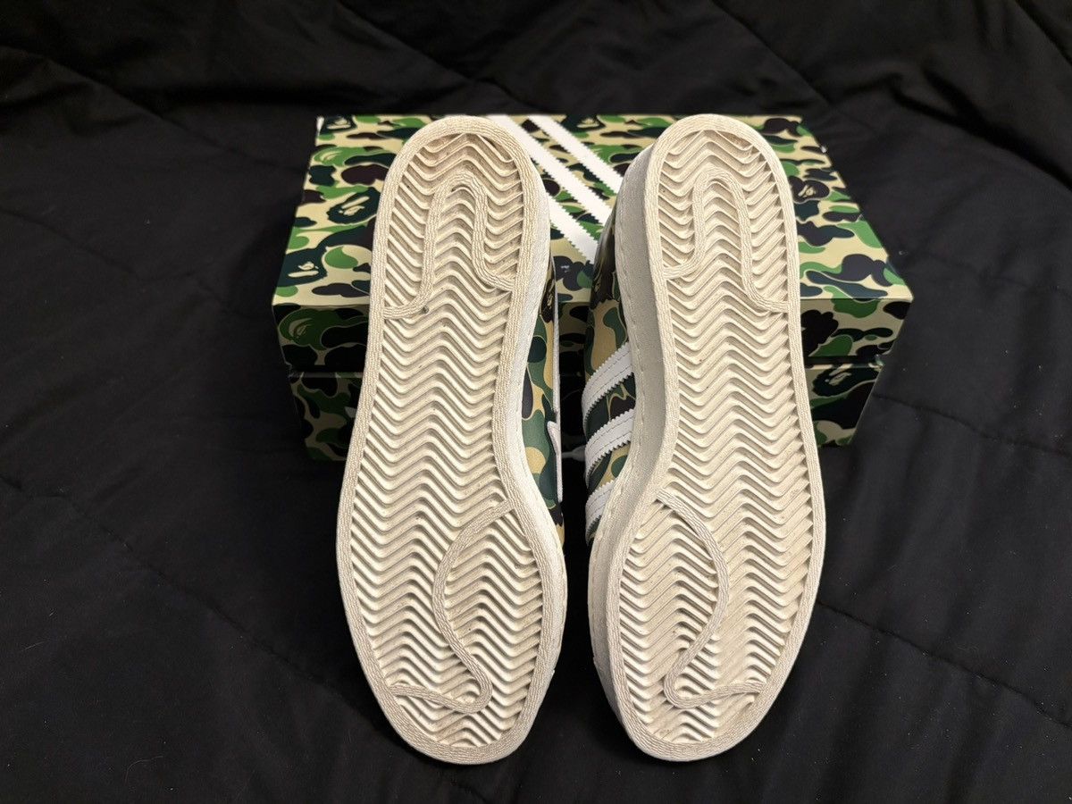 Adidas Adidas X Bape Superstar80s Camo Size US 7 / EU 40 - 4 Thumbnail