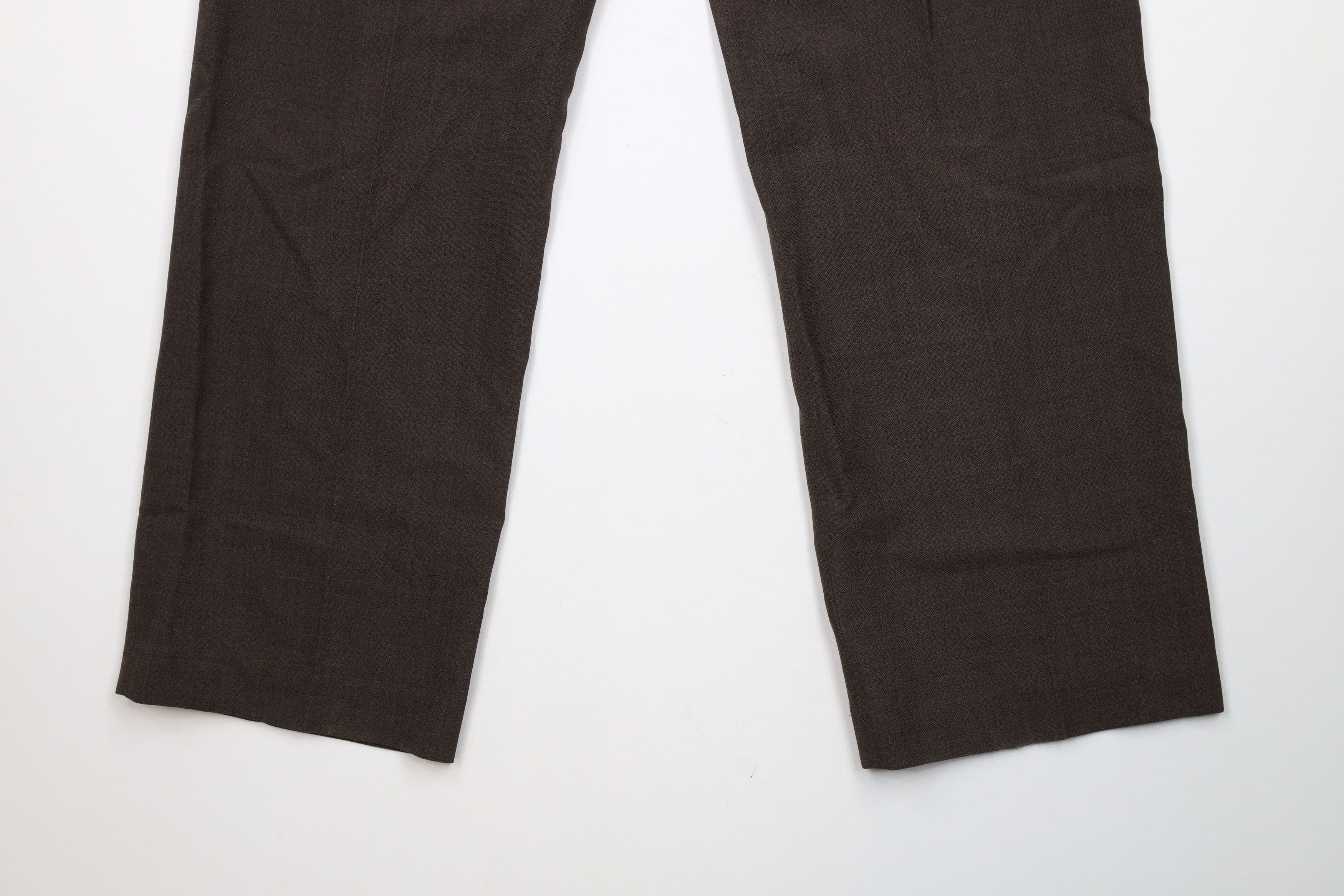 Vintage Vintage 90s Streetwear Flared Wide Leg Chino Pants Brown USA Size US 32 / EU 48 - 13 Thumbnail