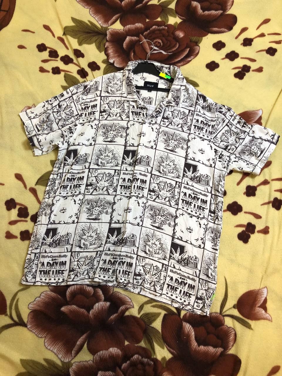 Huf Huf Graphic Printed Shirt streetwear Size US L / EU 52-54 / 3 - 1 Thumbnail