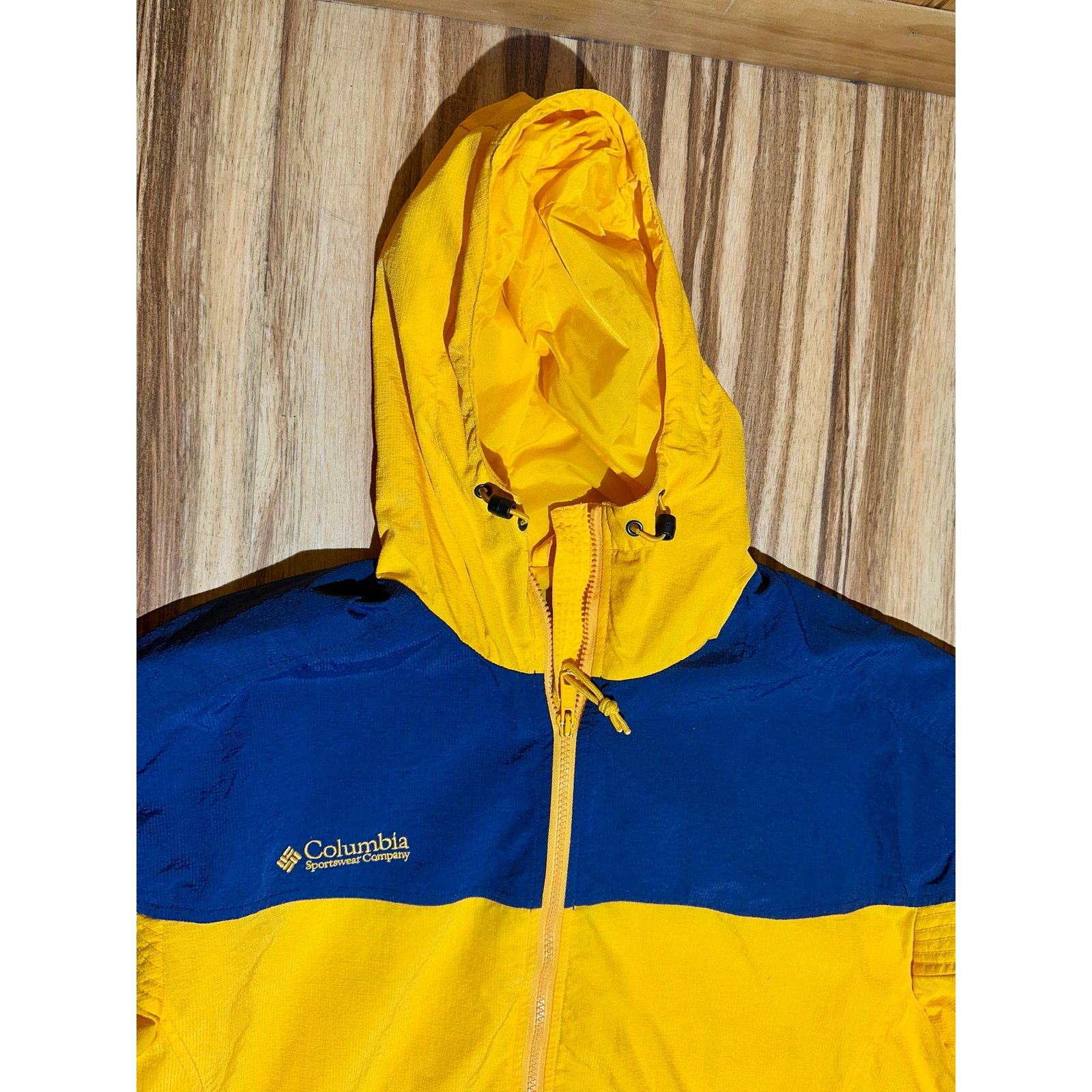 Columbia Columbia Sportswear Yellow/Navy Windbreaker Jacket Size S / US 4 / IT 40 - 4 Thumbnail