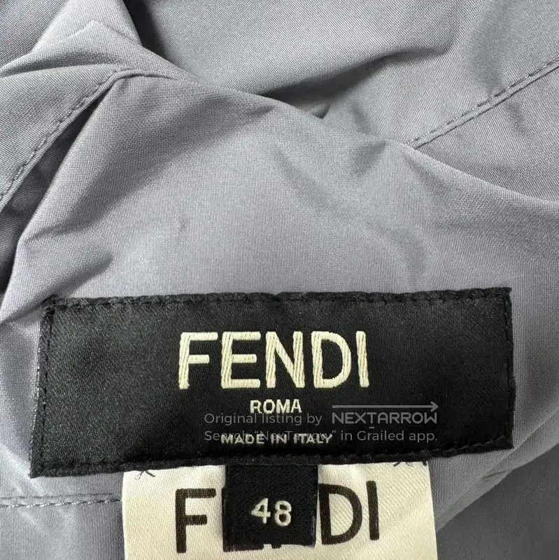 Fendi Fendi Black Men's Zip-up Jacket . Size US M / EU 48-50 / 2 - 6 Thumbnail