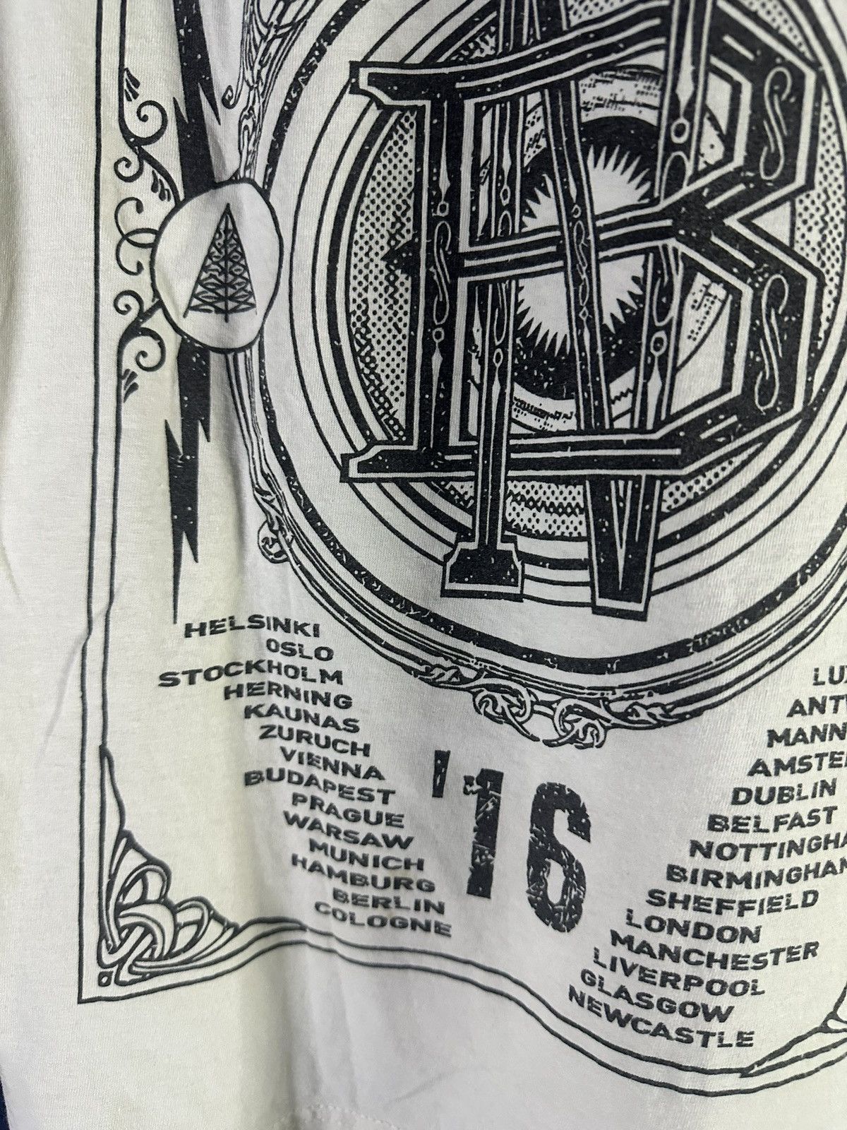 Band Tees Nickelback Official European Tour 2016 Band Longsleeve Tees Size US M / EU 48-50 / 2 - 9 Thumbnail