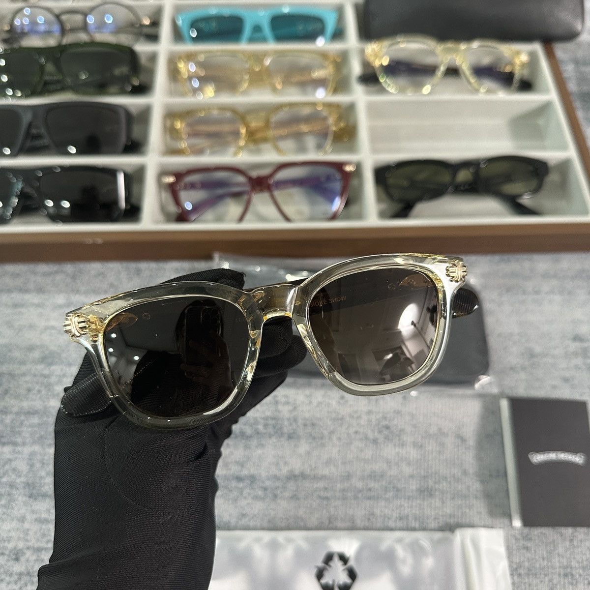 Chrome Hearts CHROME HEARTS SMOKE SHOW SUNGLASSES Size ONE SIZE - 3 Thumbnail